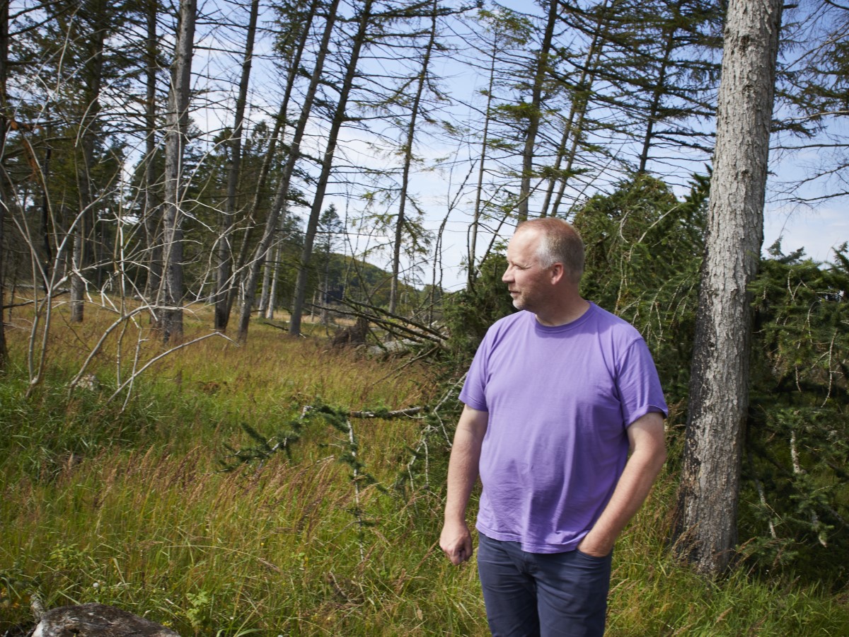 Svend Lassen er projektleder i naturgenopretningen af Hammer Bakker