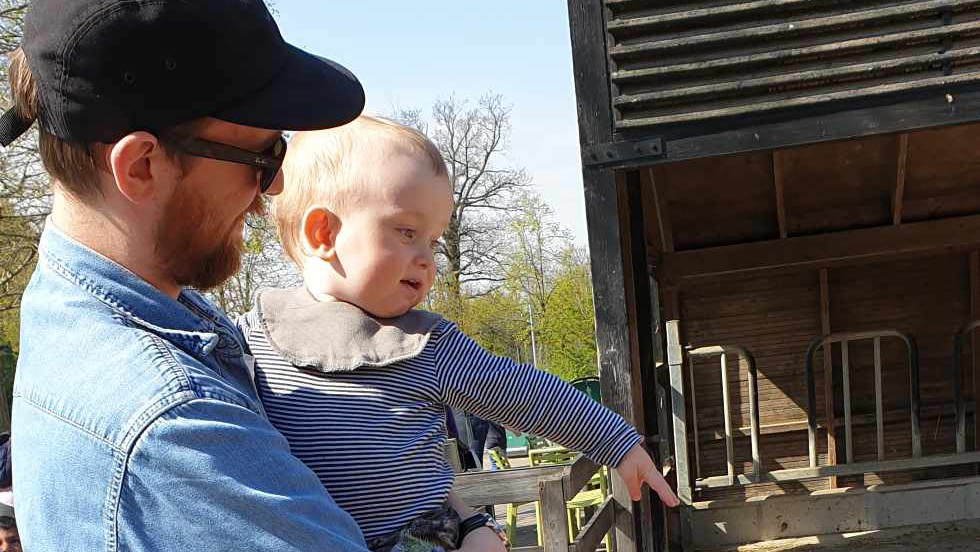 Aleksandar Michelsen nød være på barsel i knap fire måneder med sin søn, Loui.