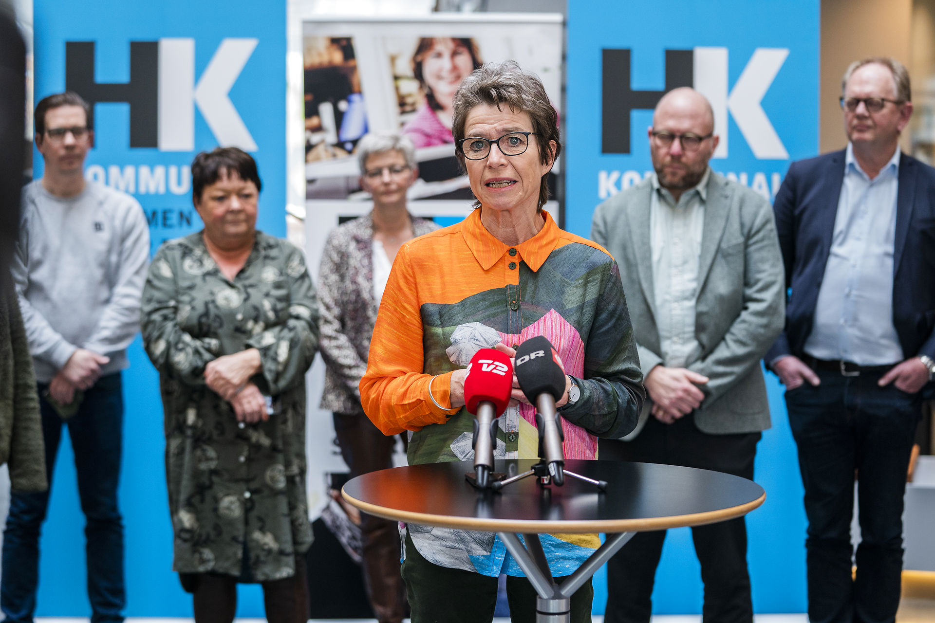  Formand for Dansk Sygeplejeråd Grete Christensen præsenterer aftale om overenskomst for ansatte i regionerne.