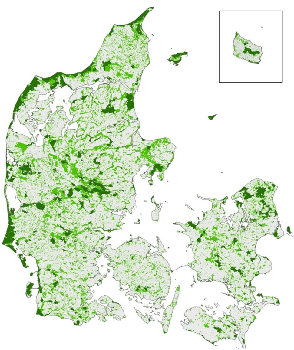 Kort over beskyttede landbrugsarealer