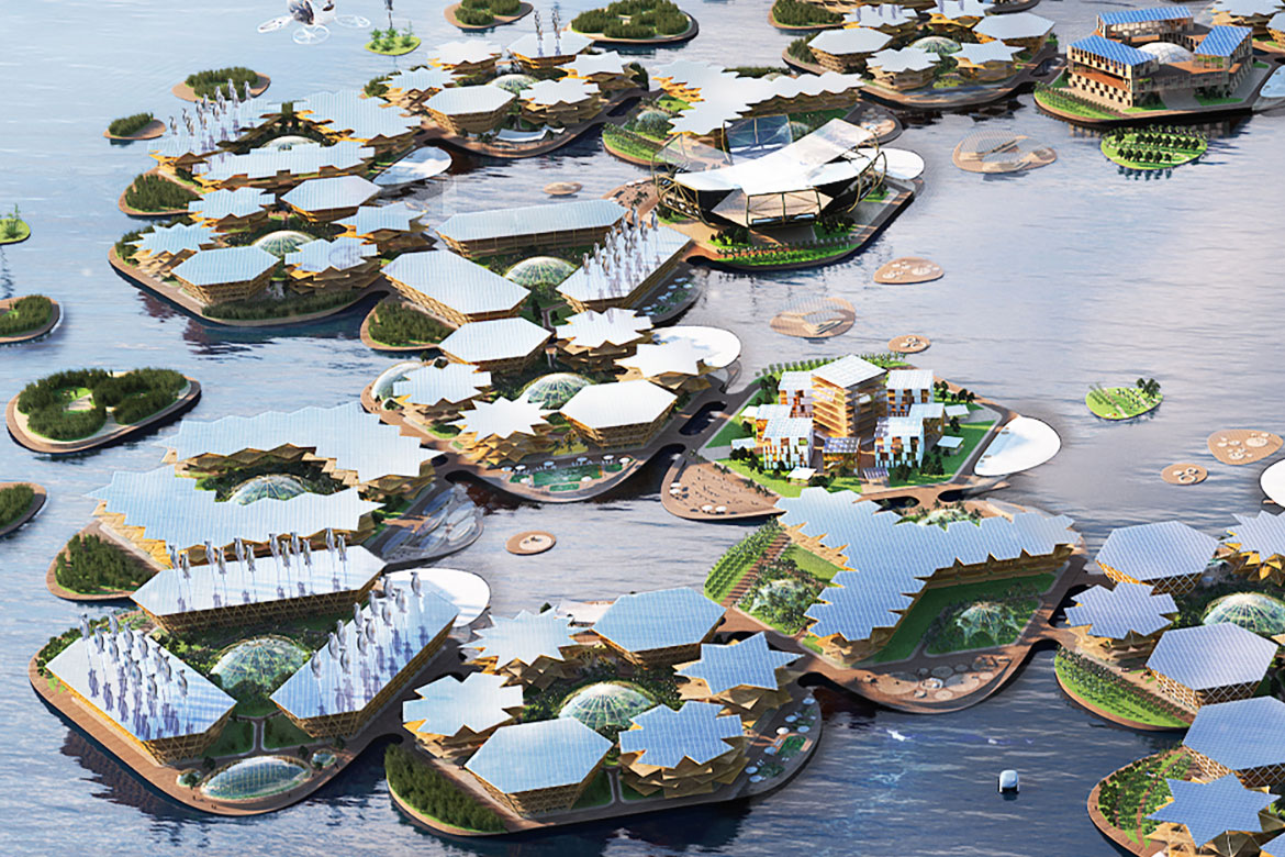 Urban farming BIG Oceanix