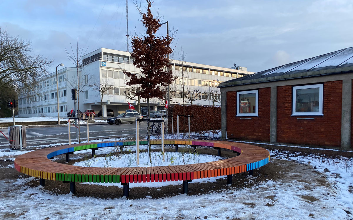 gladsaxe bænk verdensmål grøn omstilling c02