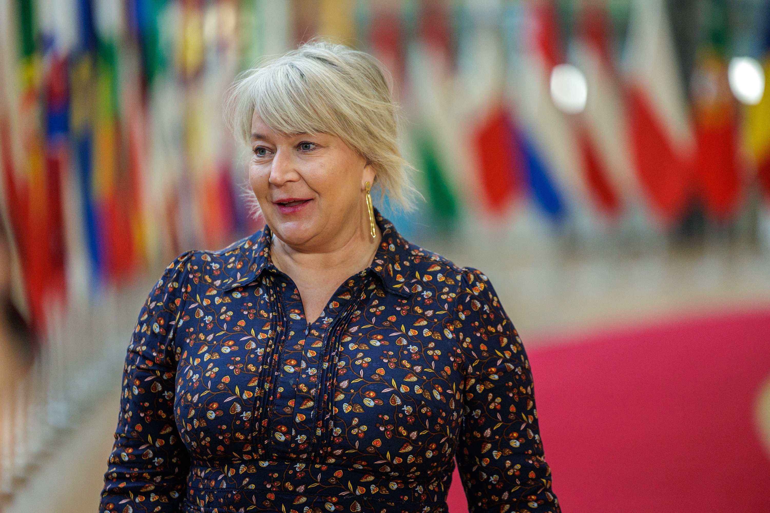 Christina Egelund til et EU-møde den 30. september 2025