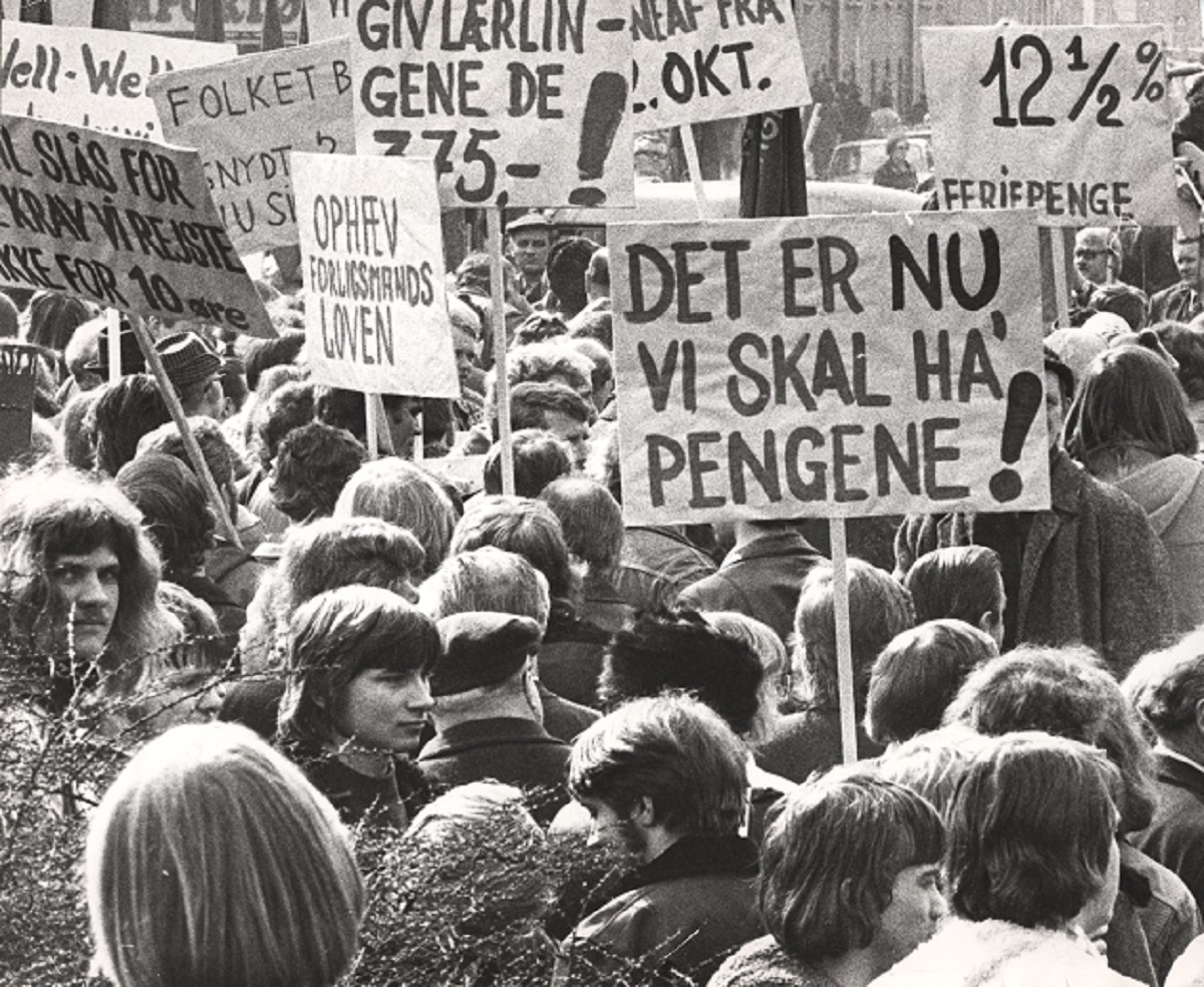 Arbejdskonflikt i 1973.