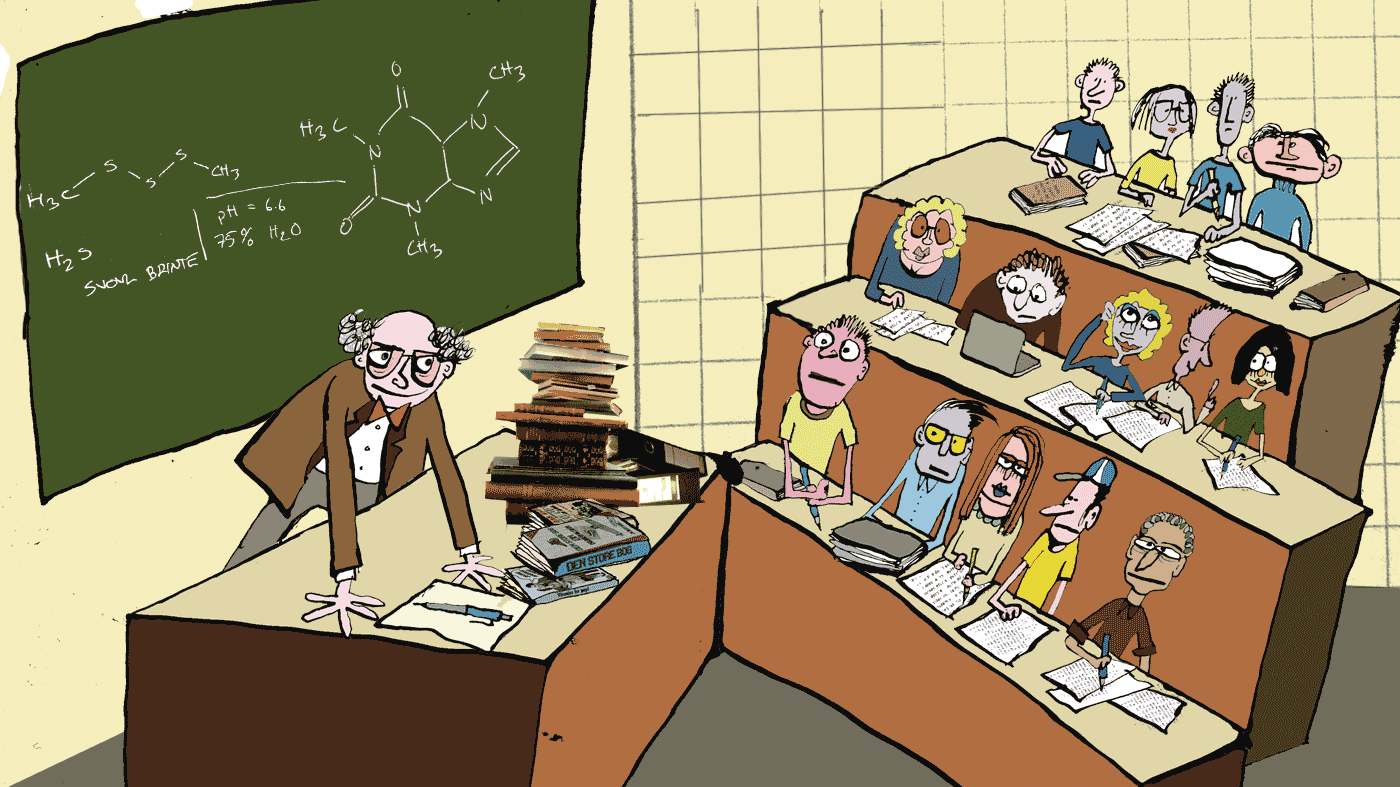 Animation af underviser