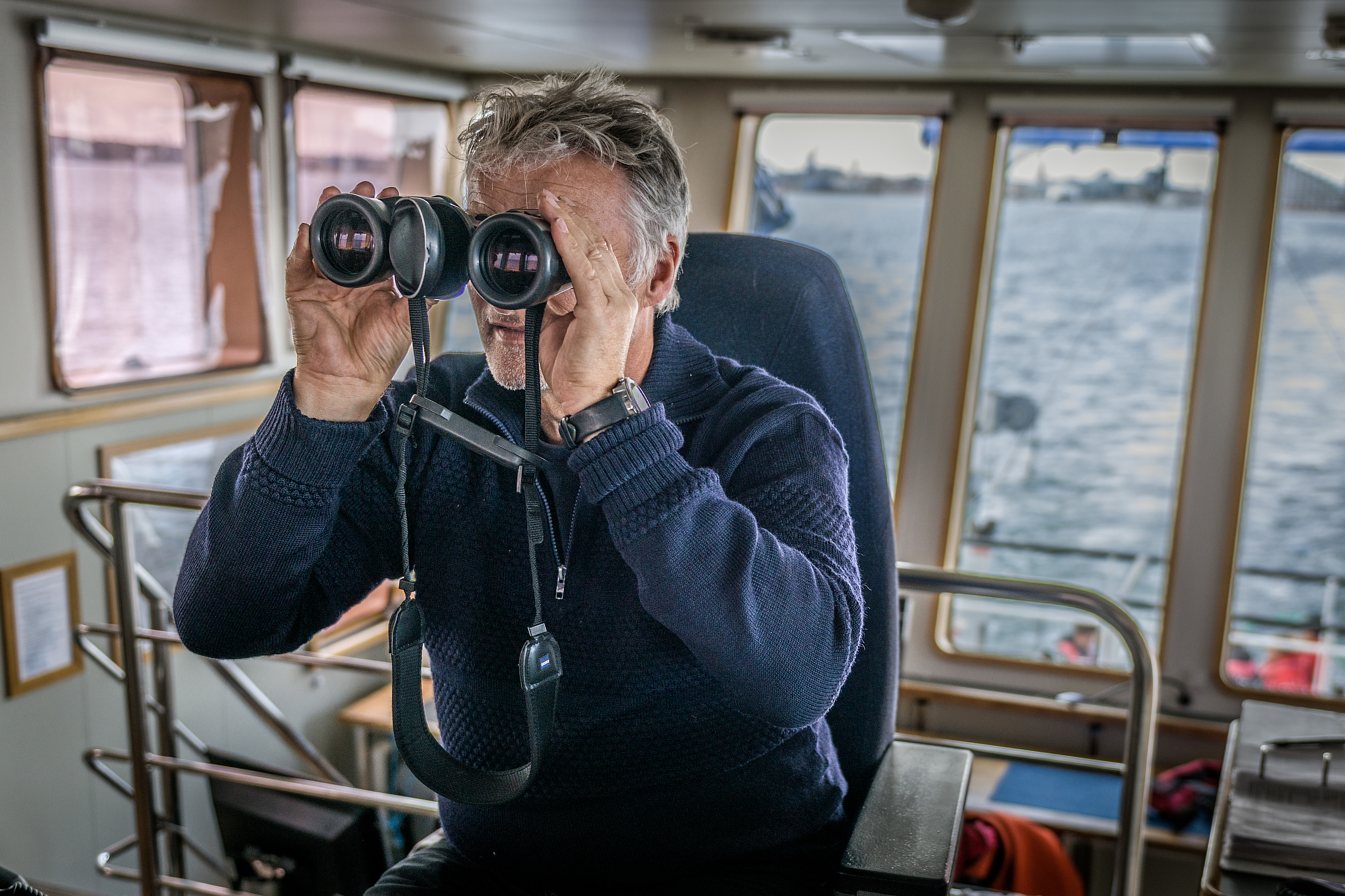 Torben Vang, kaptajn på forskningsskibet  Aurora.