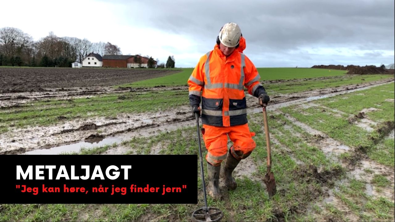 Arkæolog, metaldetektor, detektorbrug, fund, Museums Vestsjælland