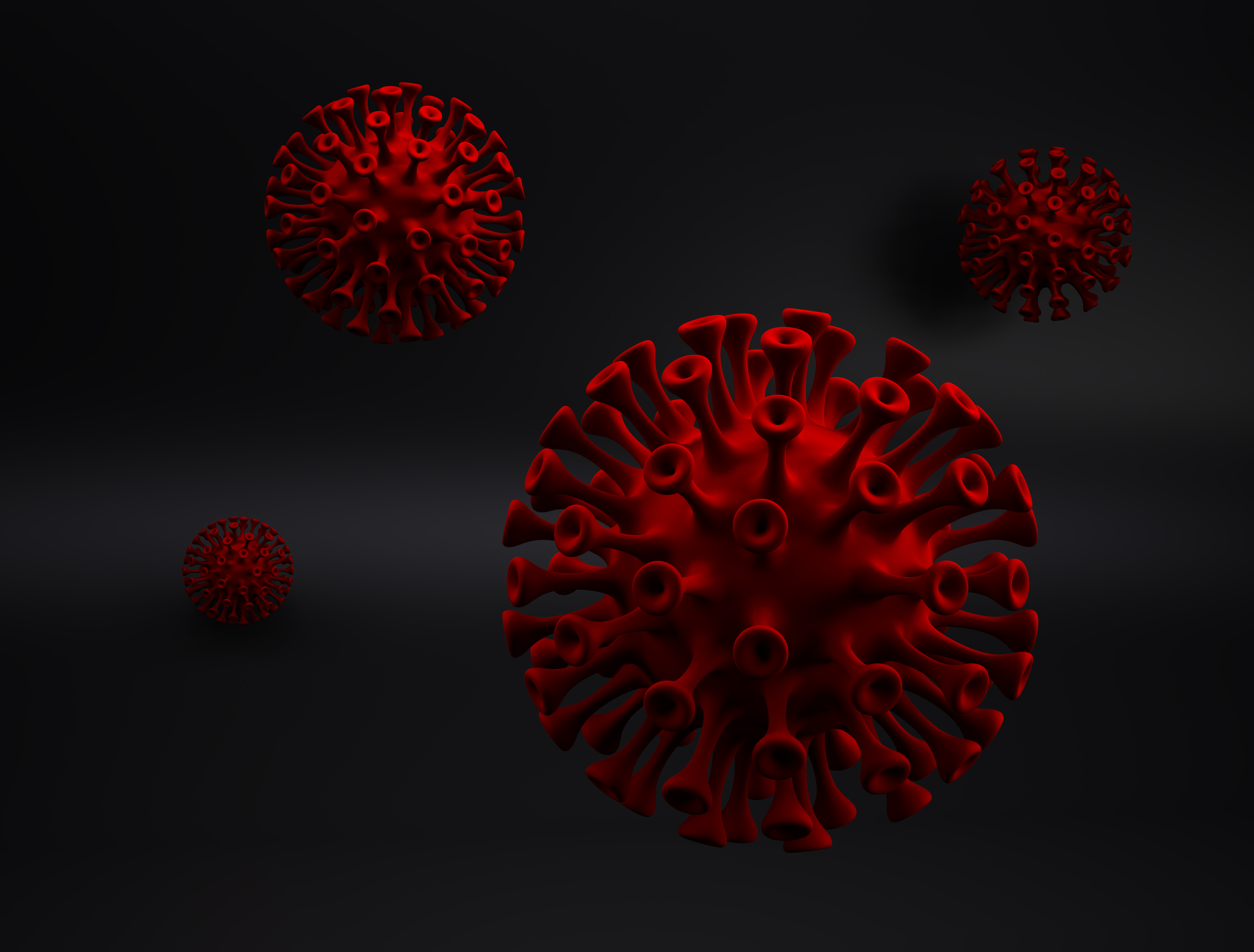 Illustration af COVID19 virus