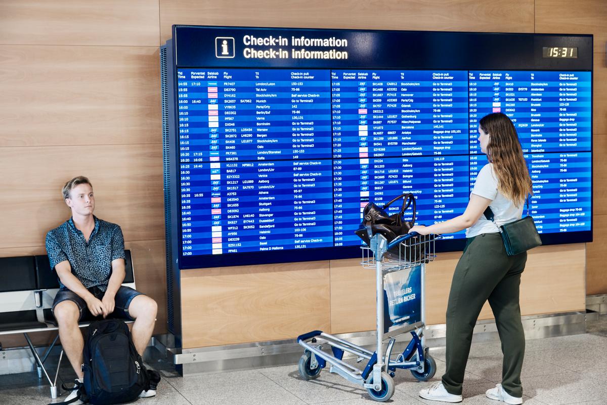 Rejsende i Københavns Lufthavn