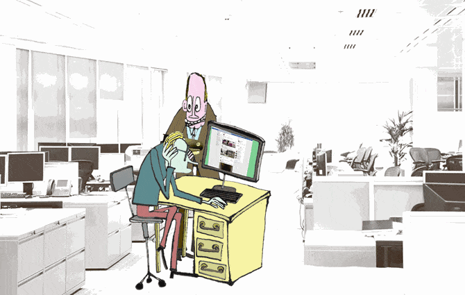 Animation af pseudoarbejde