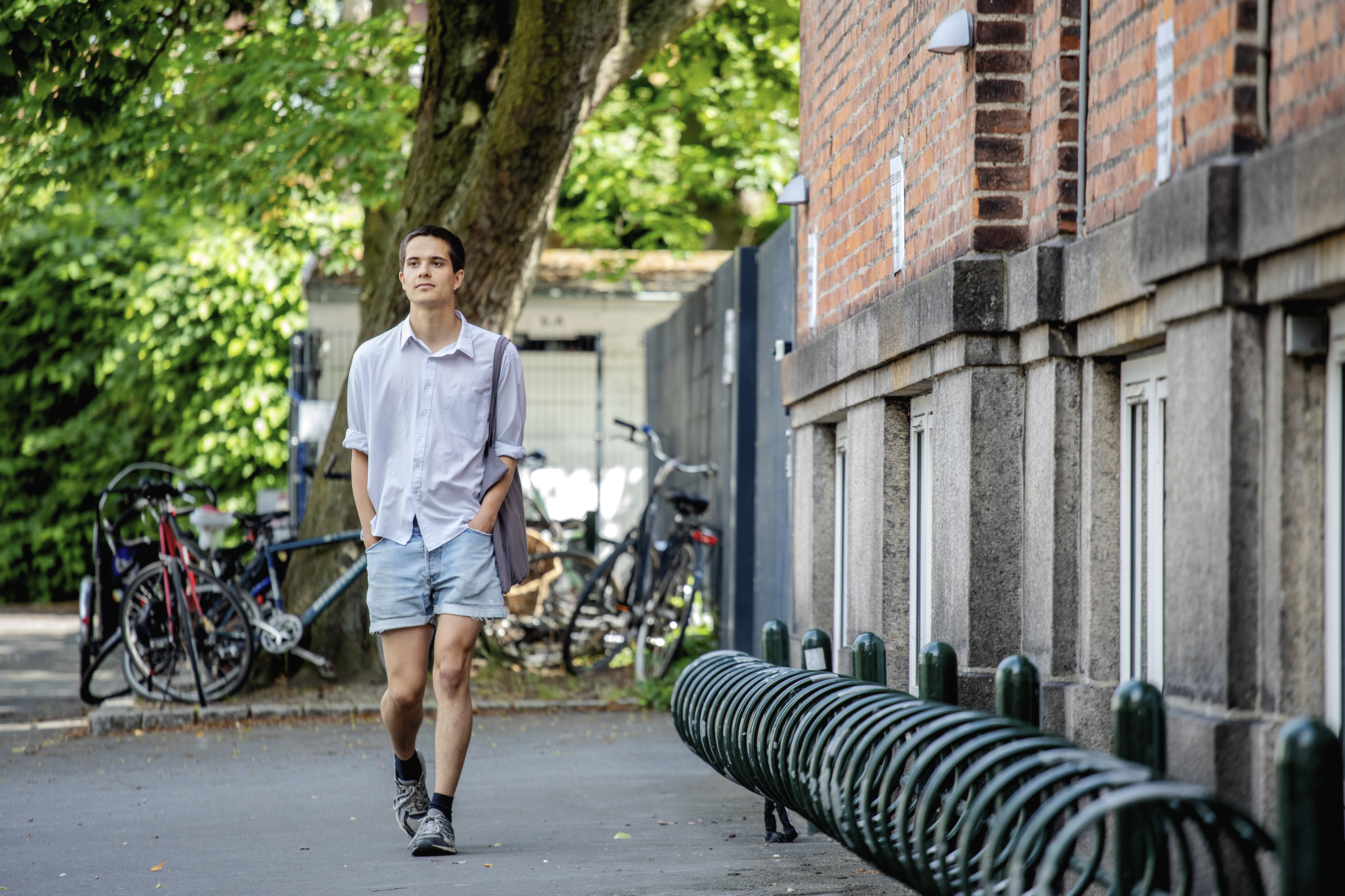 Foto af Laurits Nikolajsen, nyuddannet indenfor litteraturvidenskab