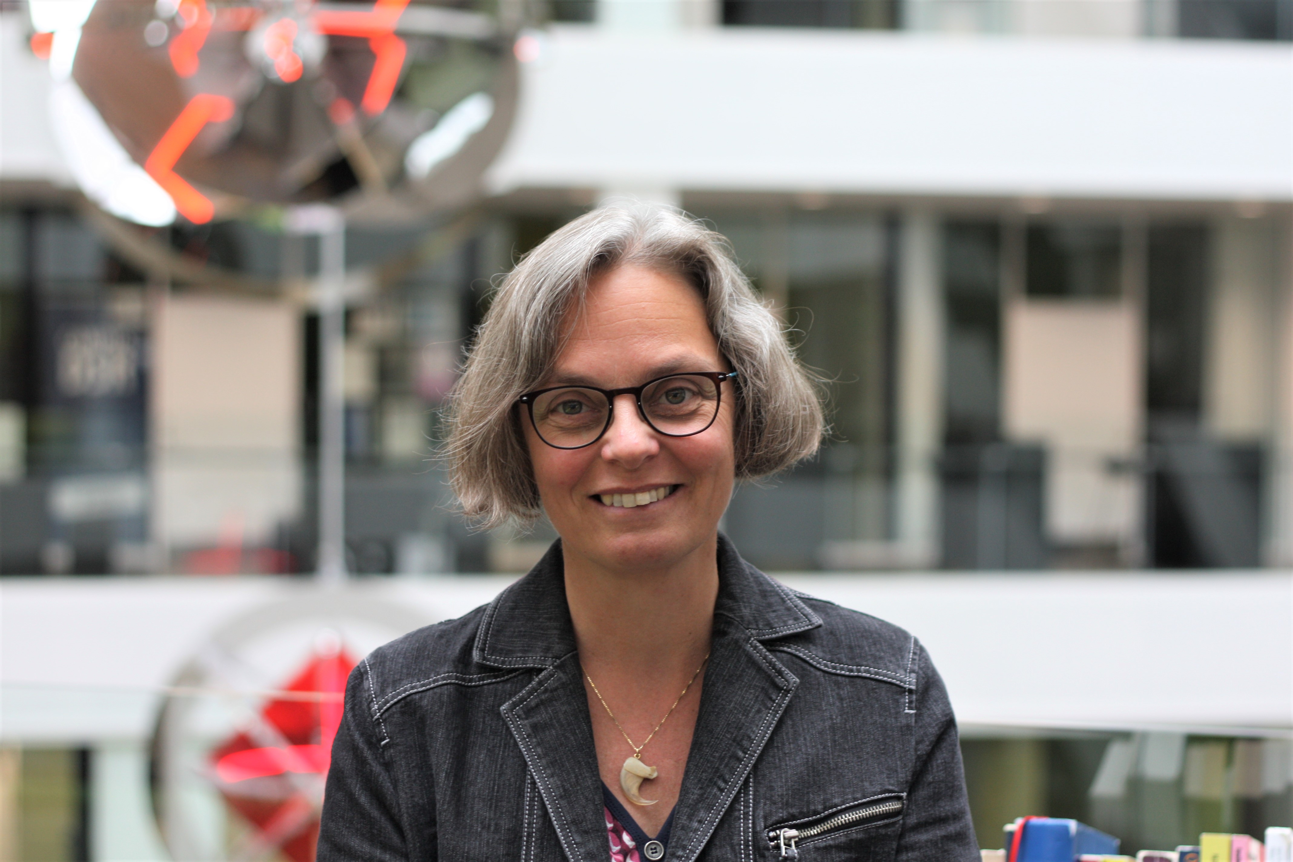 Foto af Pernille Bødker Sunde, adjunkt og vinder af Ph.D-cup.