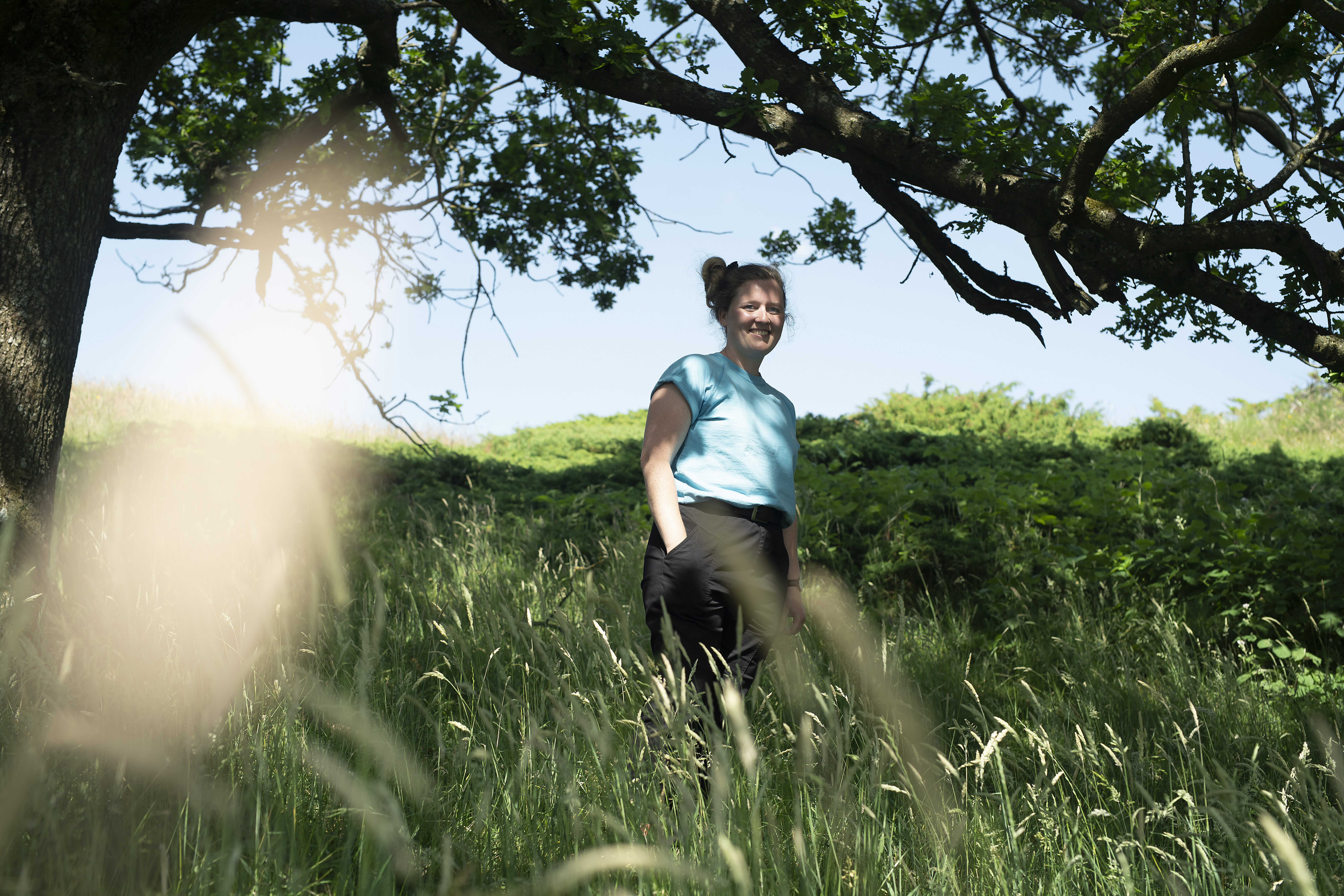 Foto af museumsinspektør Gitte Lambertsen Hjortlund