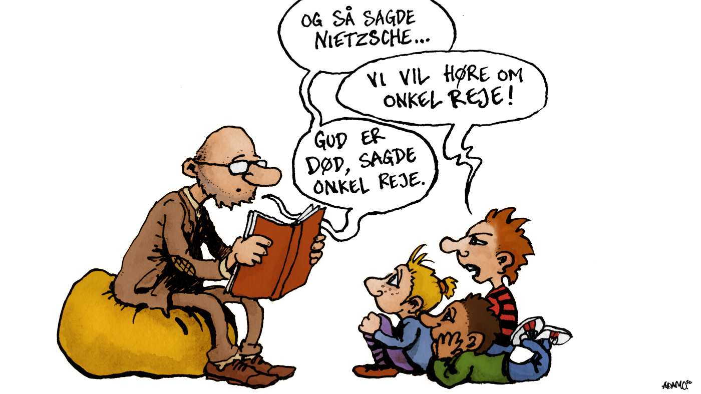 Tegning af akademisk pædagog