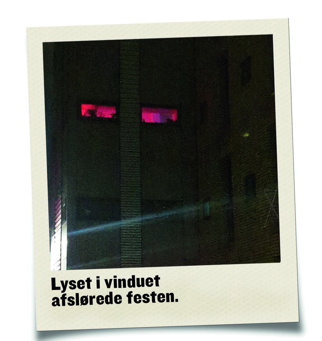 Foto af fest på kollegie