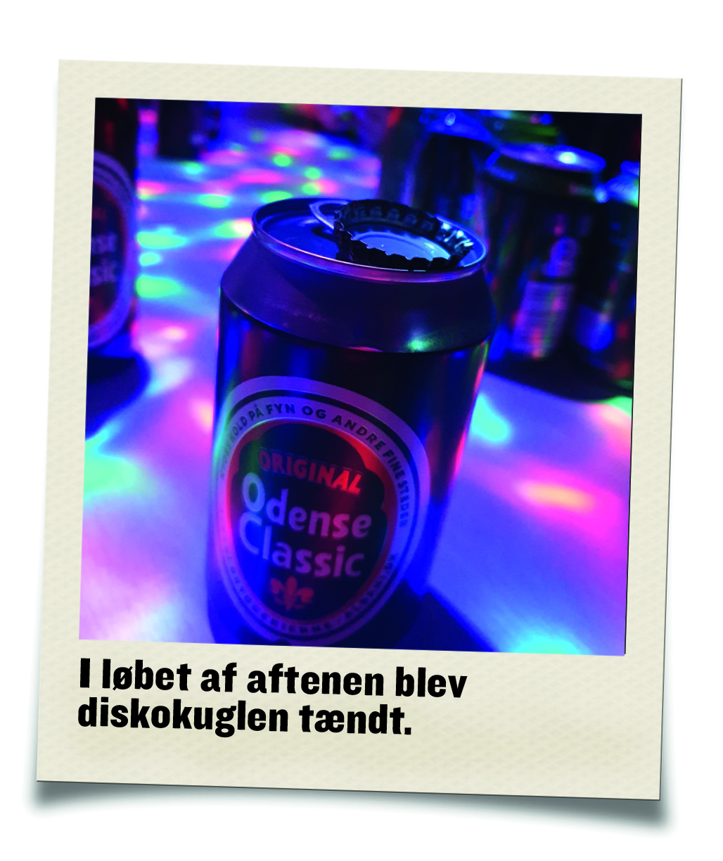 Foto af fest på kollegie