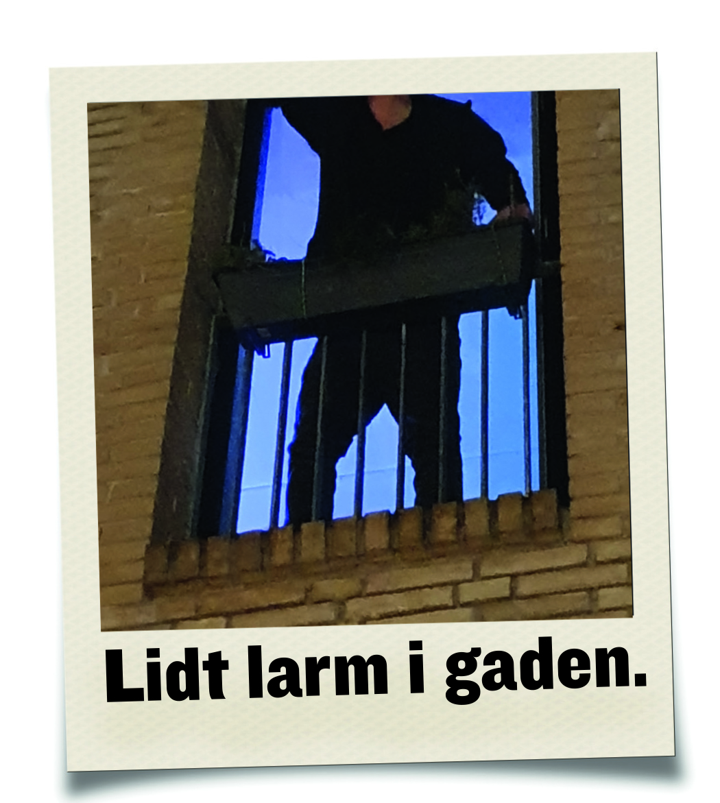 Foto af fest på kollegie