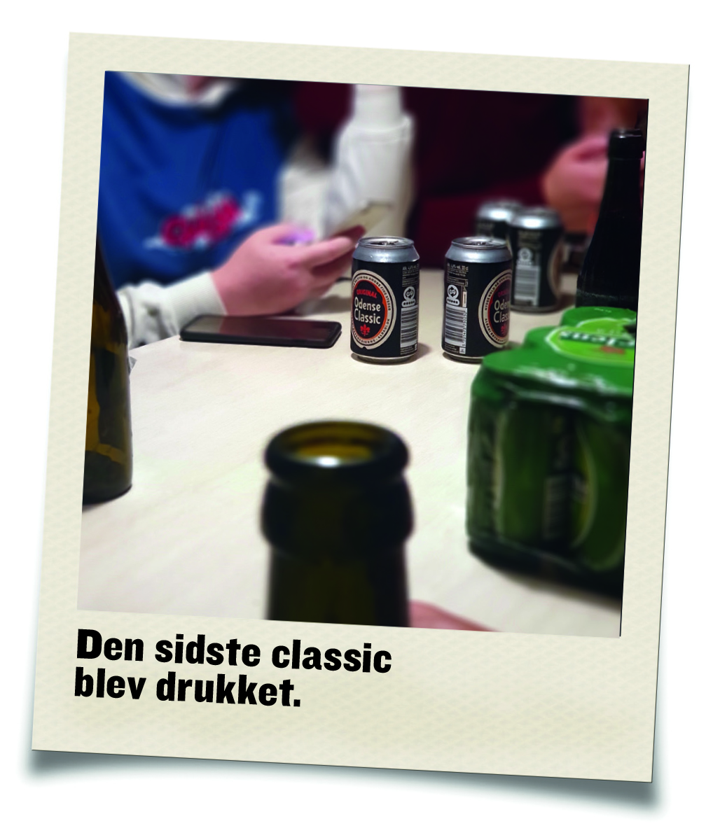 Foto af fest på kollegie