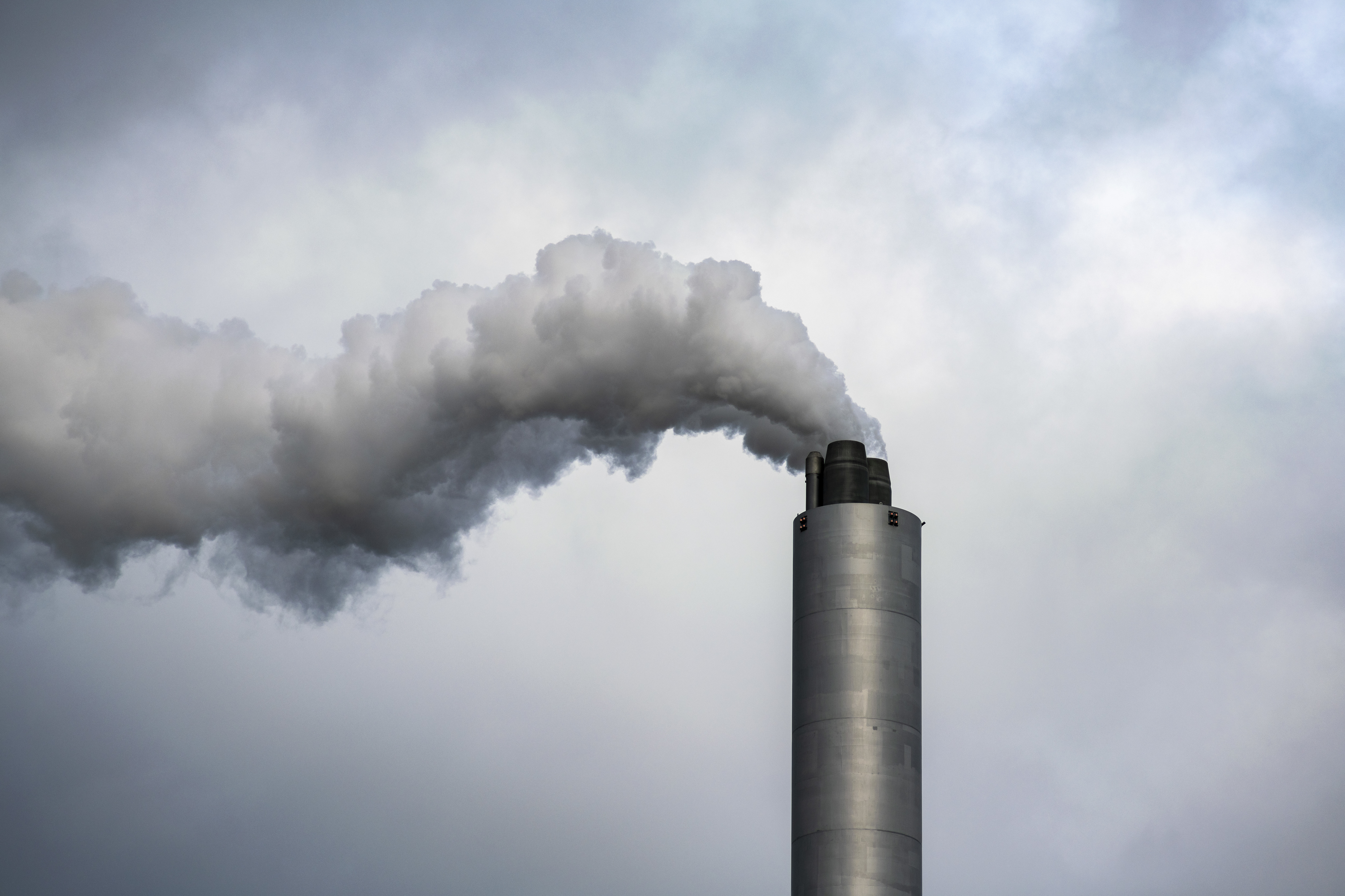 Røg fra skorsten Amager Forbrænding