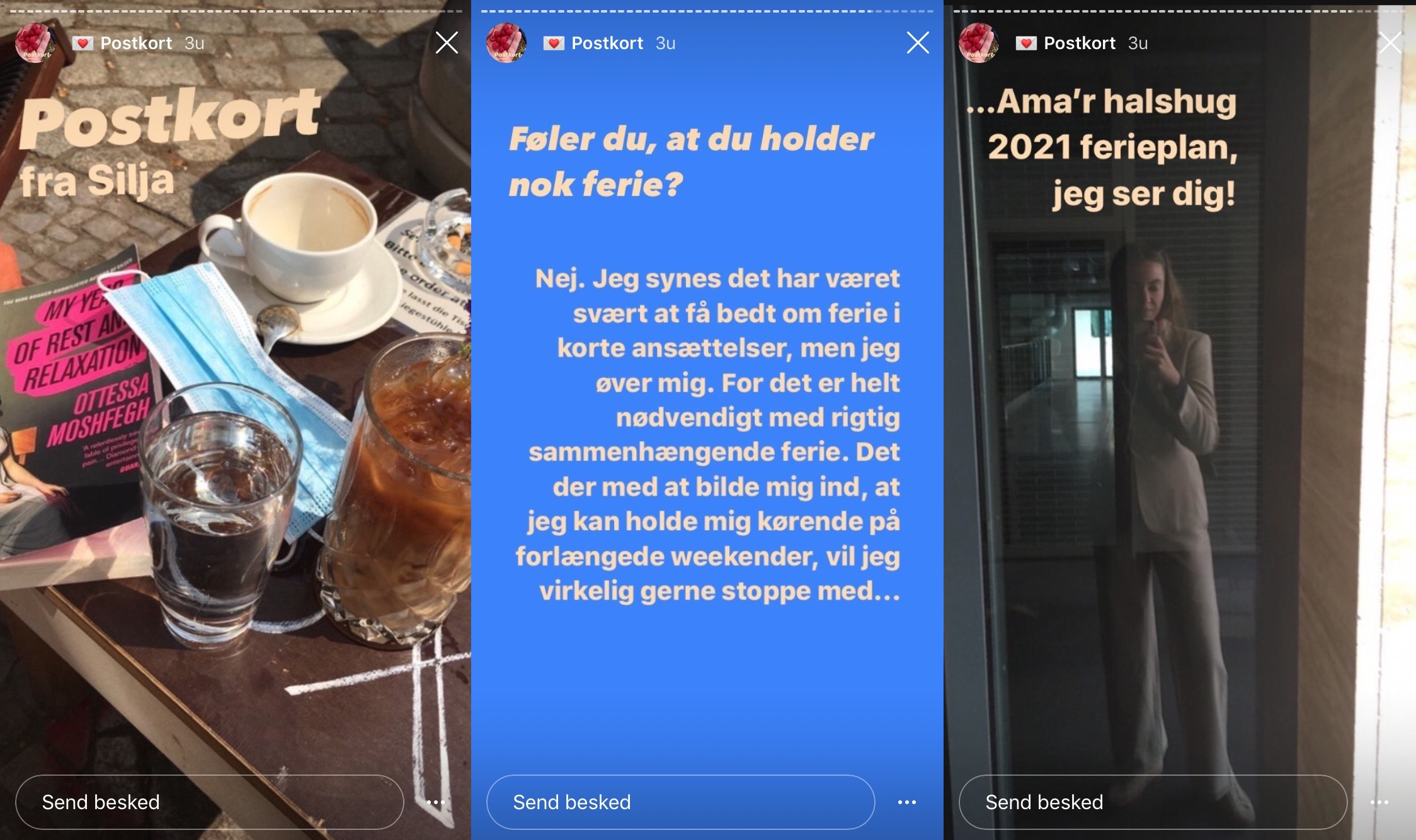 Flexwerker, Instagram, Postkort fra prekærferie