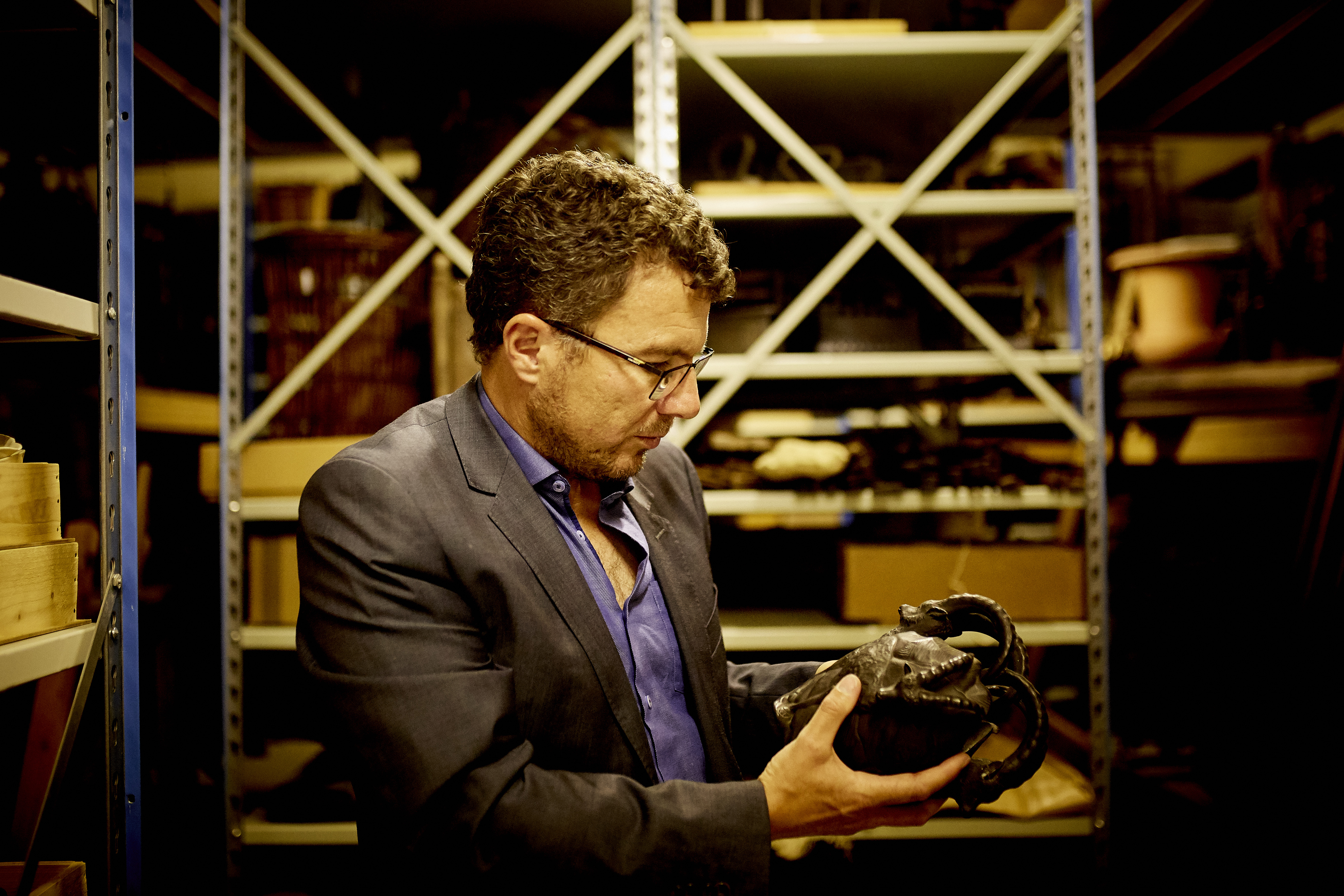 Foto af Jacob Bjerring-Hansen, museumsdirektør ved Bornholms Museumsforening