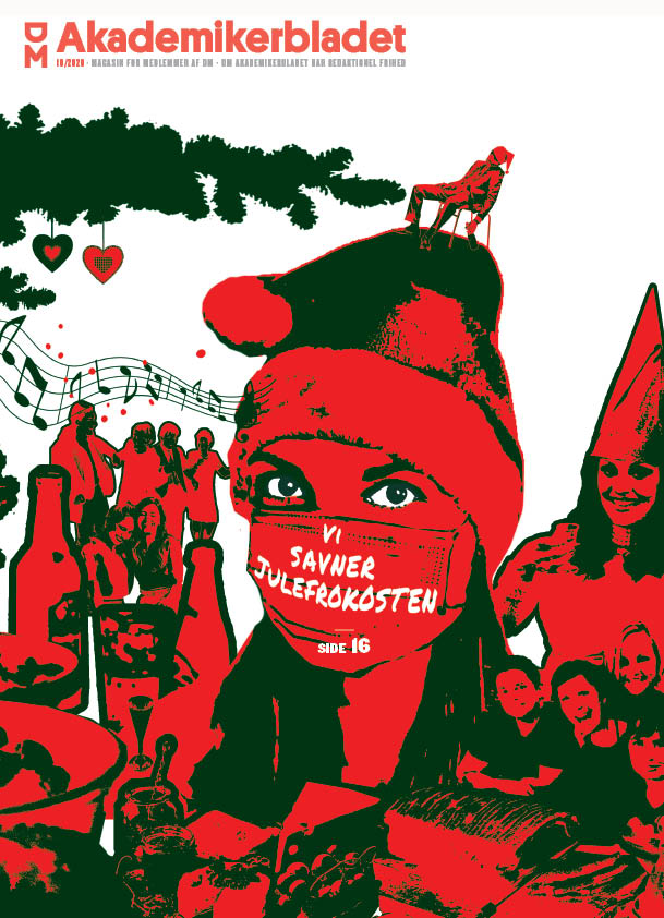 Foto af DM Akademikerbladet forside