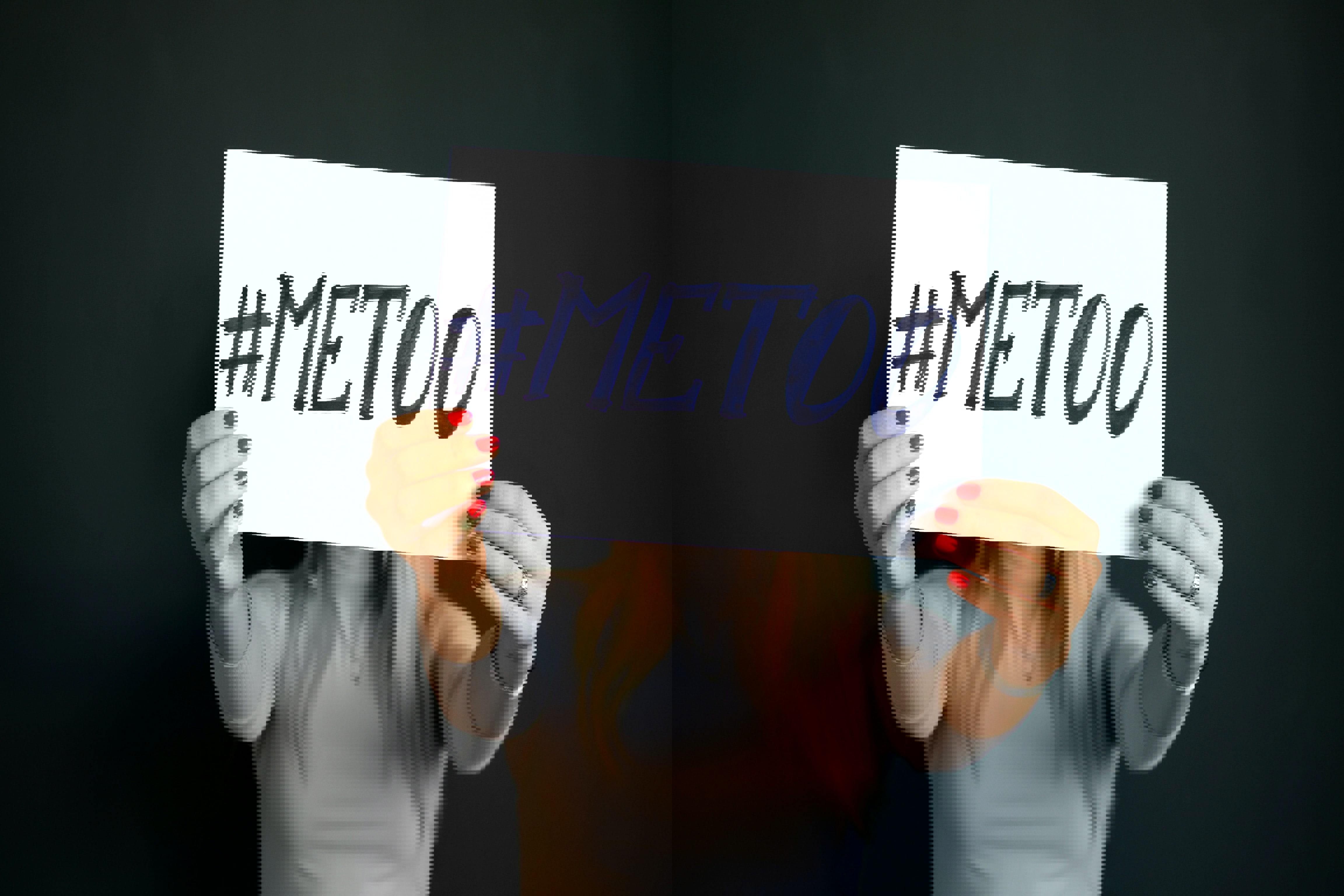 Foto af #MeToo-skilt