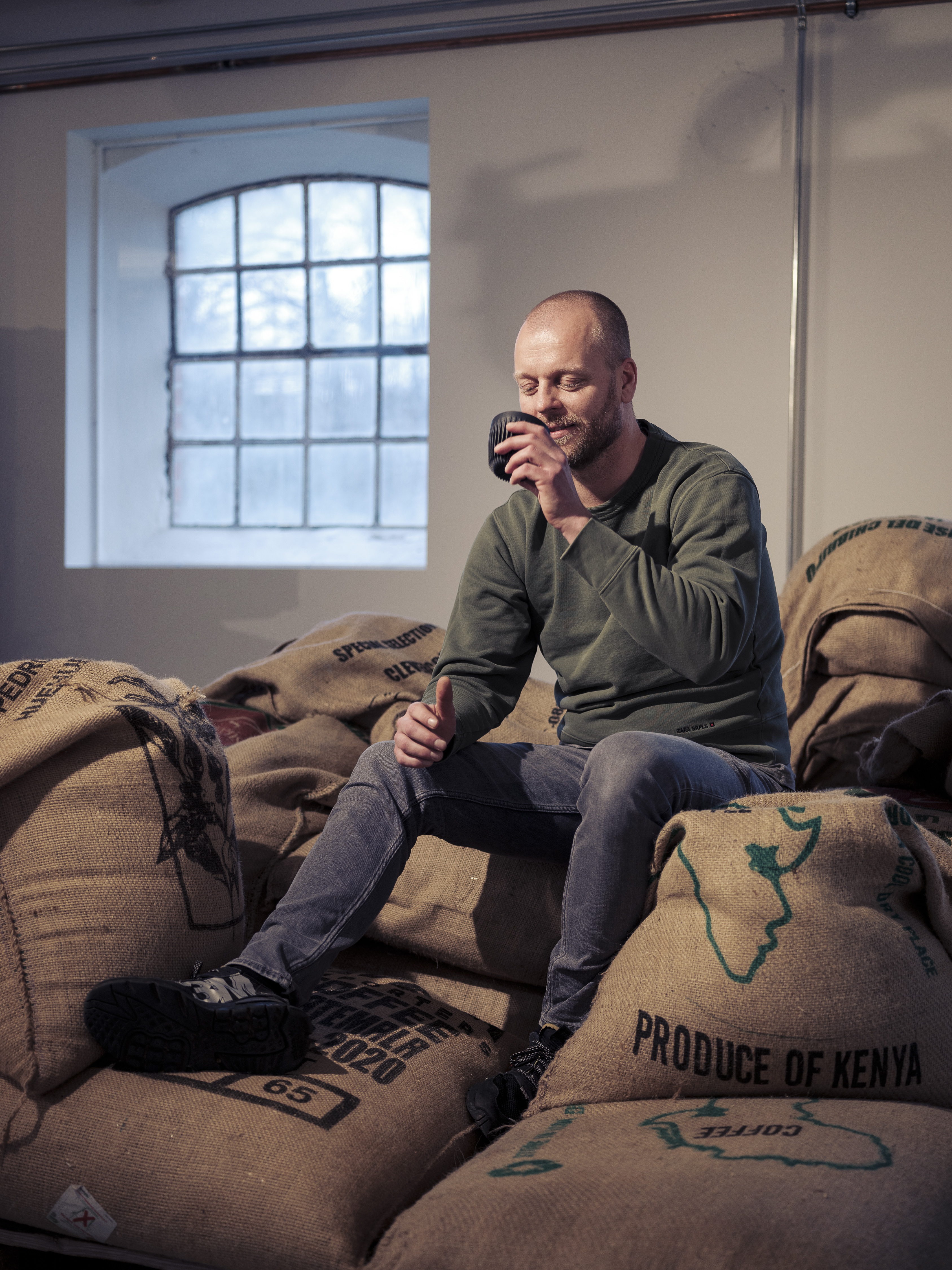 Foto af Kurt Dalsgaard, kaffehandler