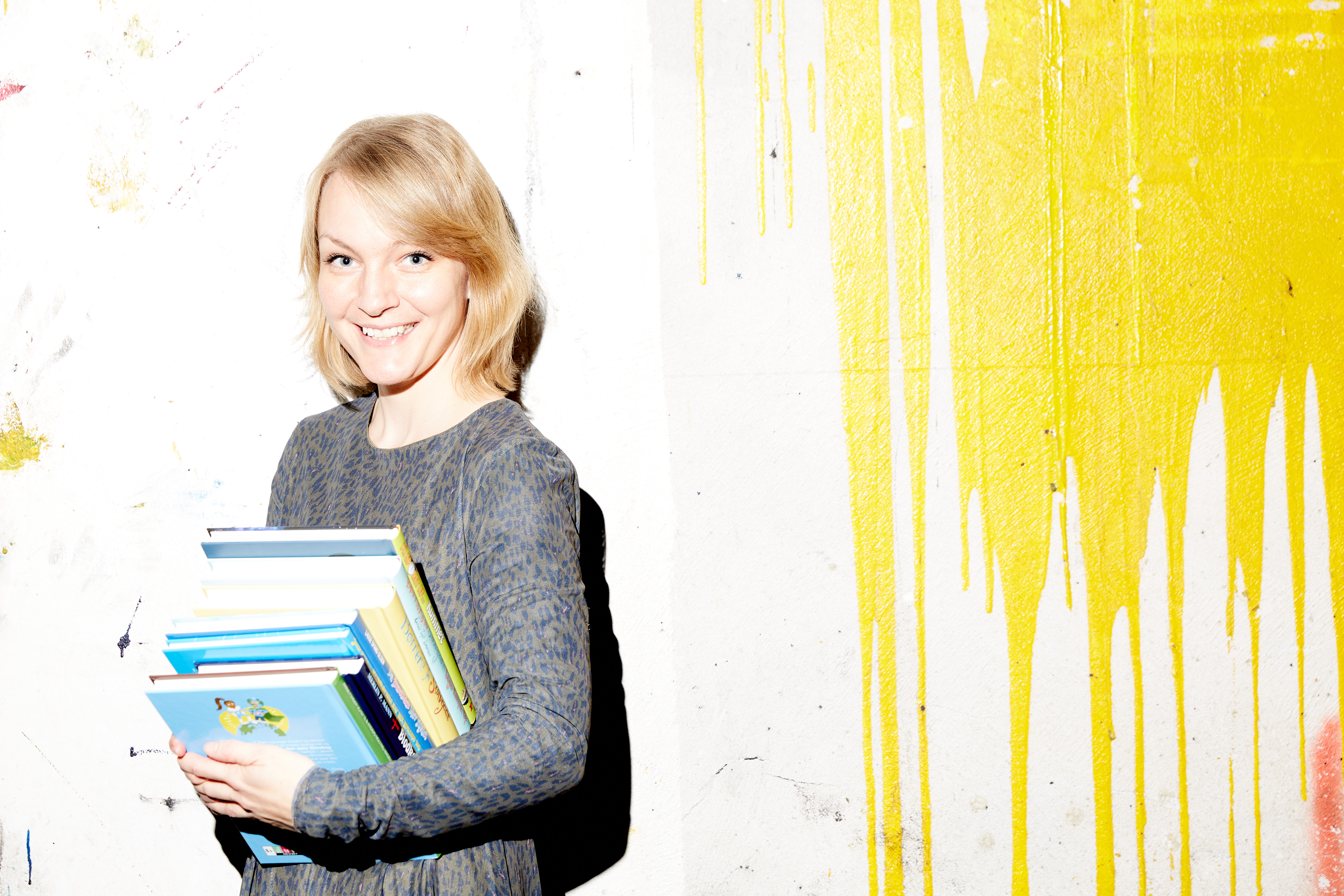 Foto af Nanna Nøhr, børne- og ungdomsredaktør ved Politikens Forlag 