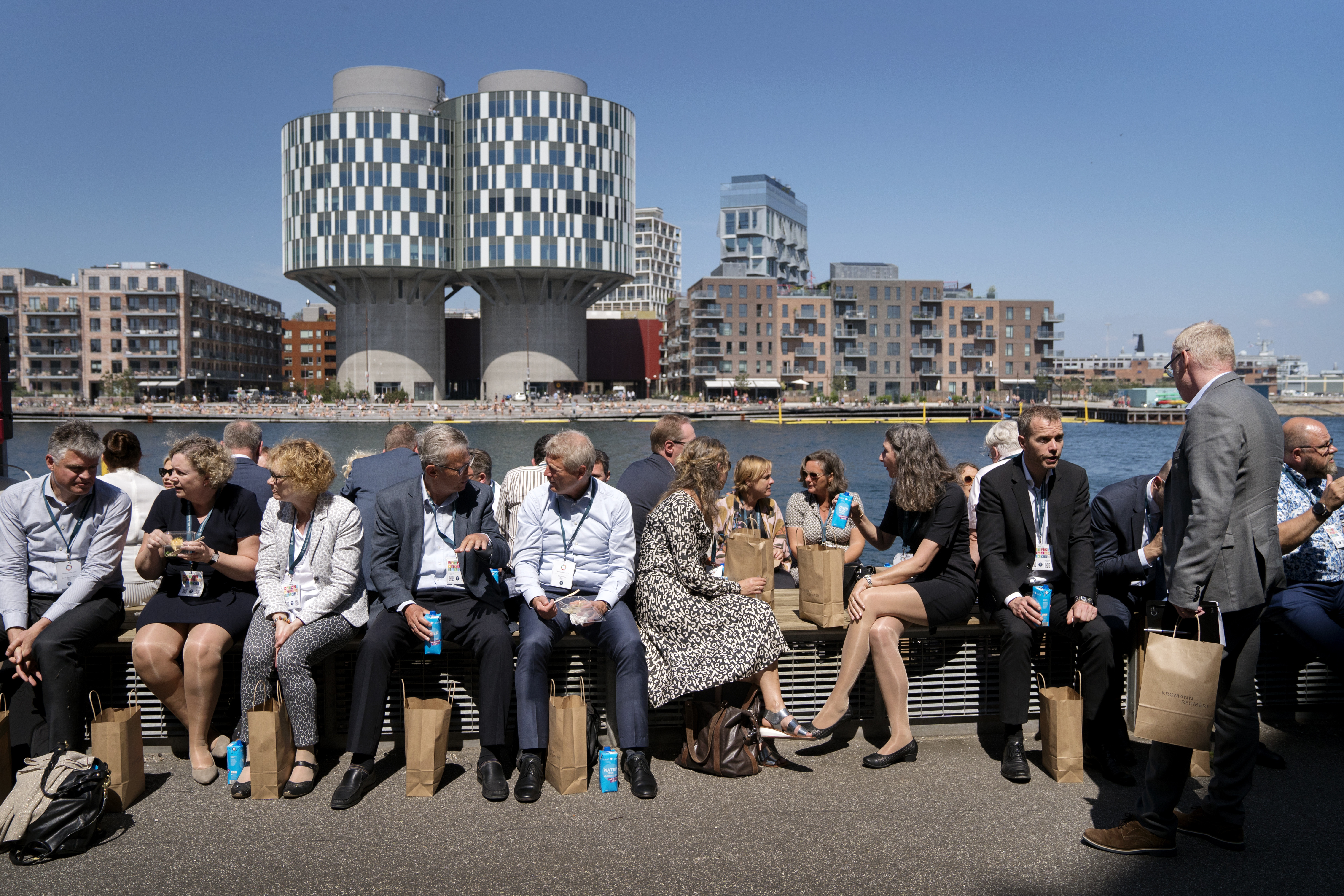 FN Byen, frokost, rygepause