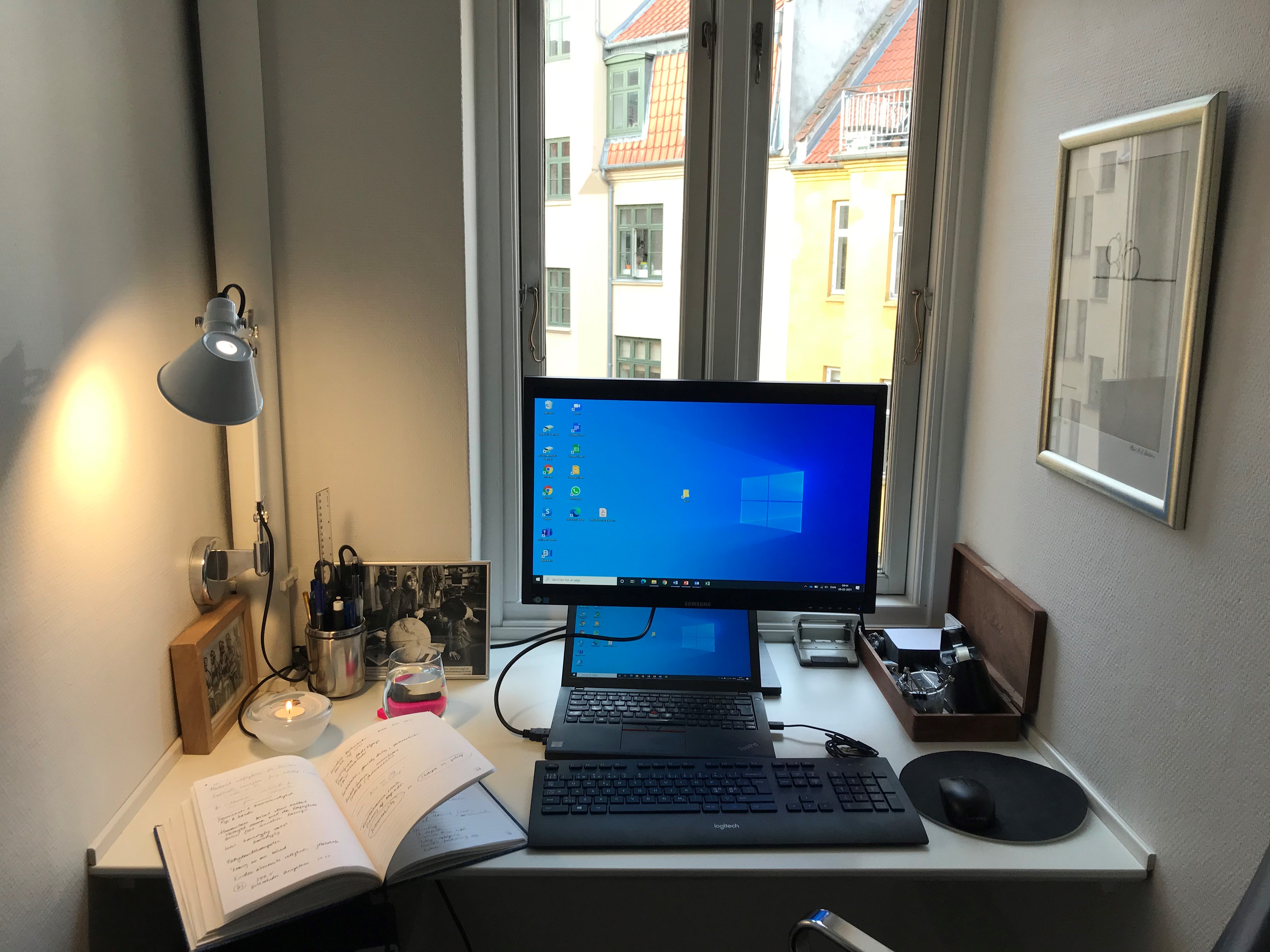 Jacqueline Brylds hjemmekontor