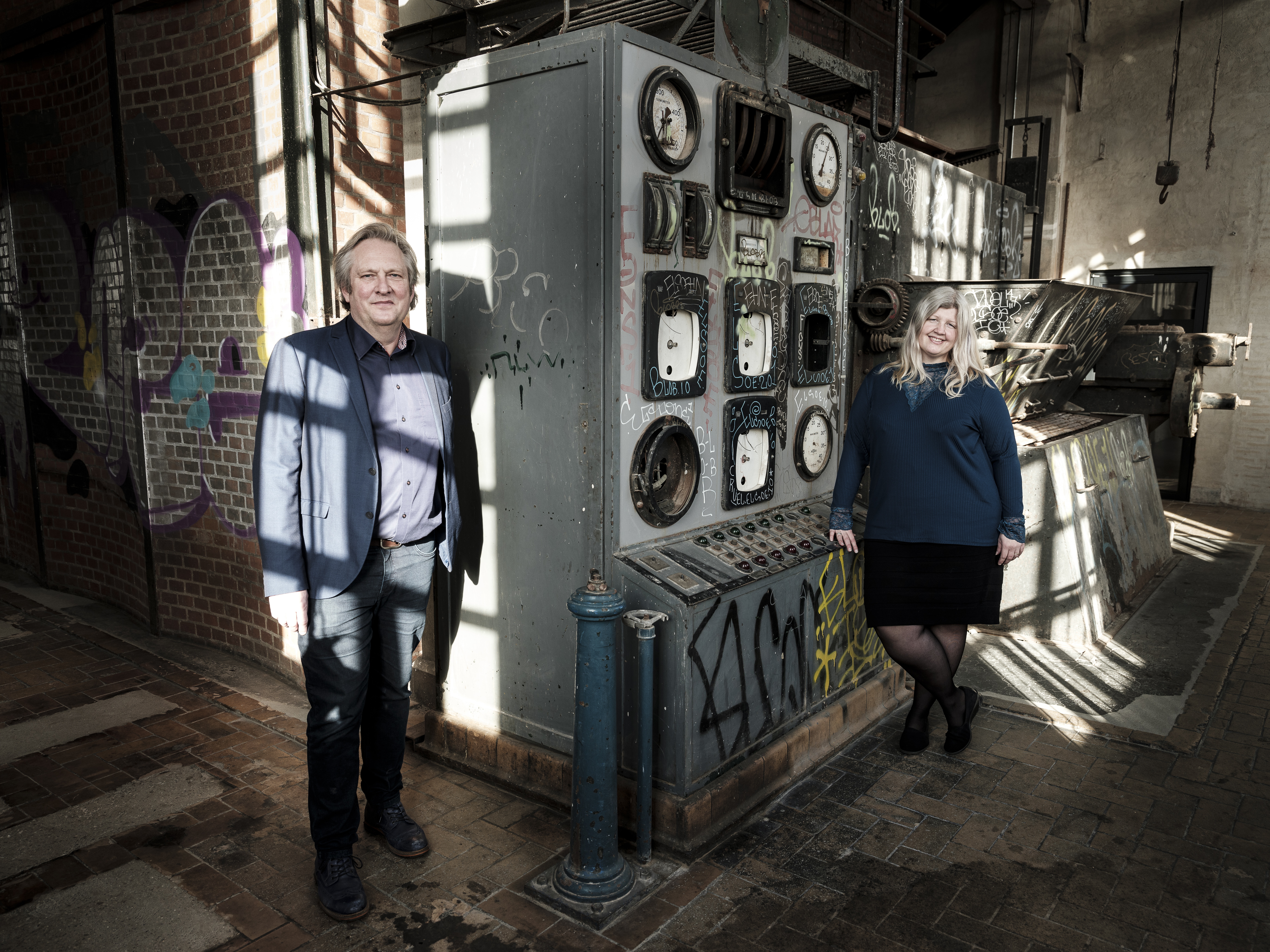 Foto af Dorthe Horn Christensen og Flemming Hedegaard, VejleMuseerne