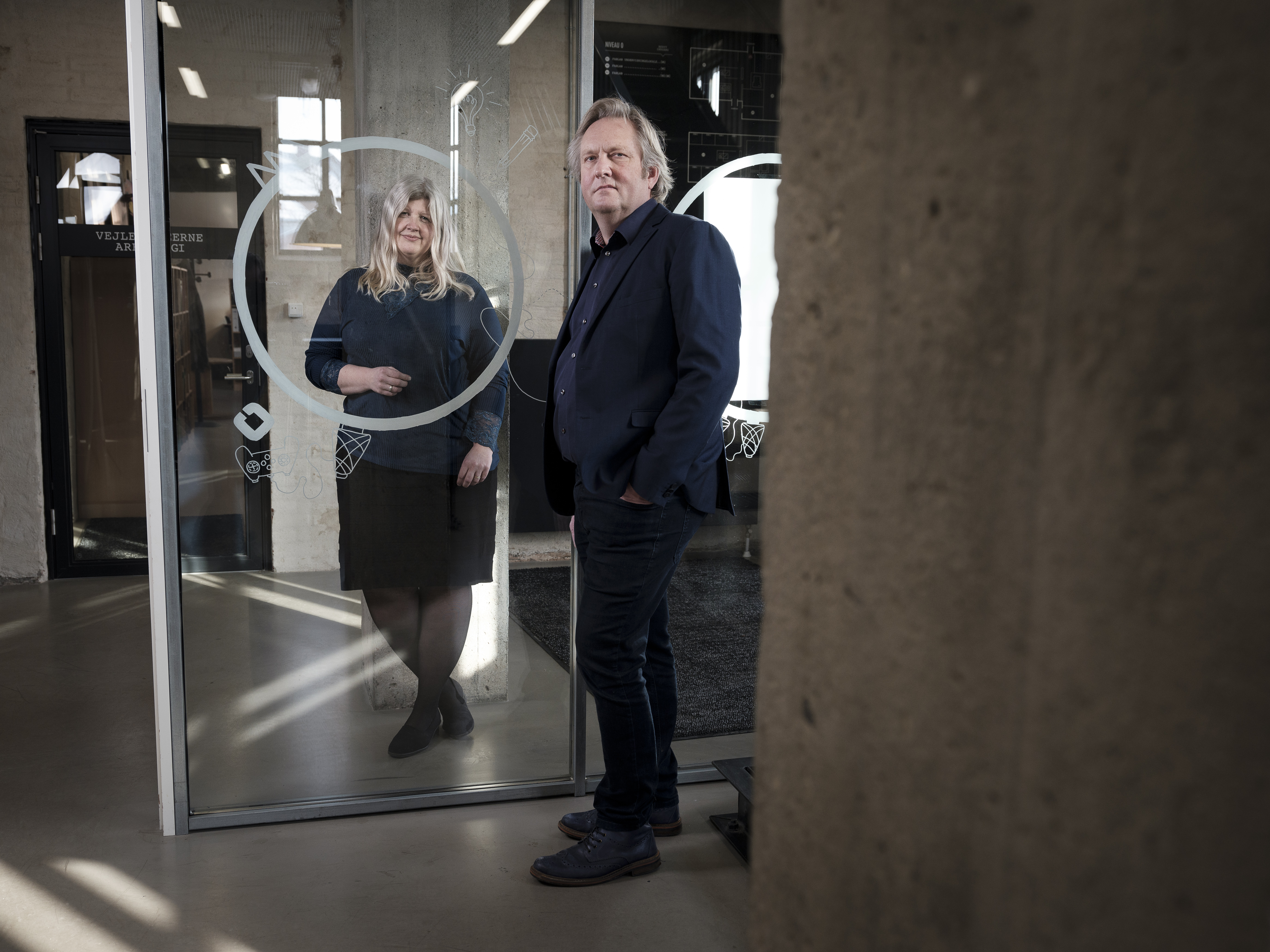 Foto af Dorthe Horn Christensen og Flemming Hedegaard, VejleMuseerne