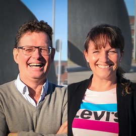 Foto af Hans Hoffmann og Karin Jeppesen