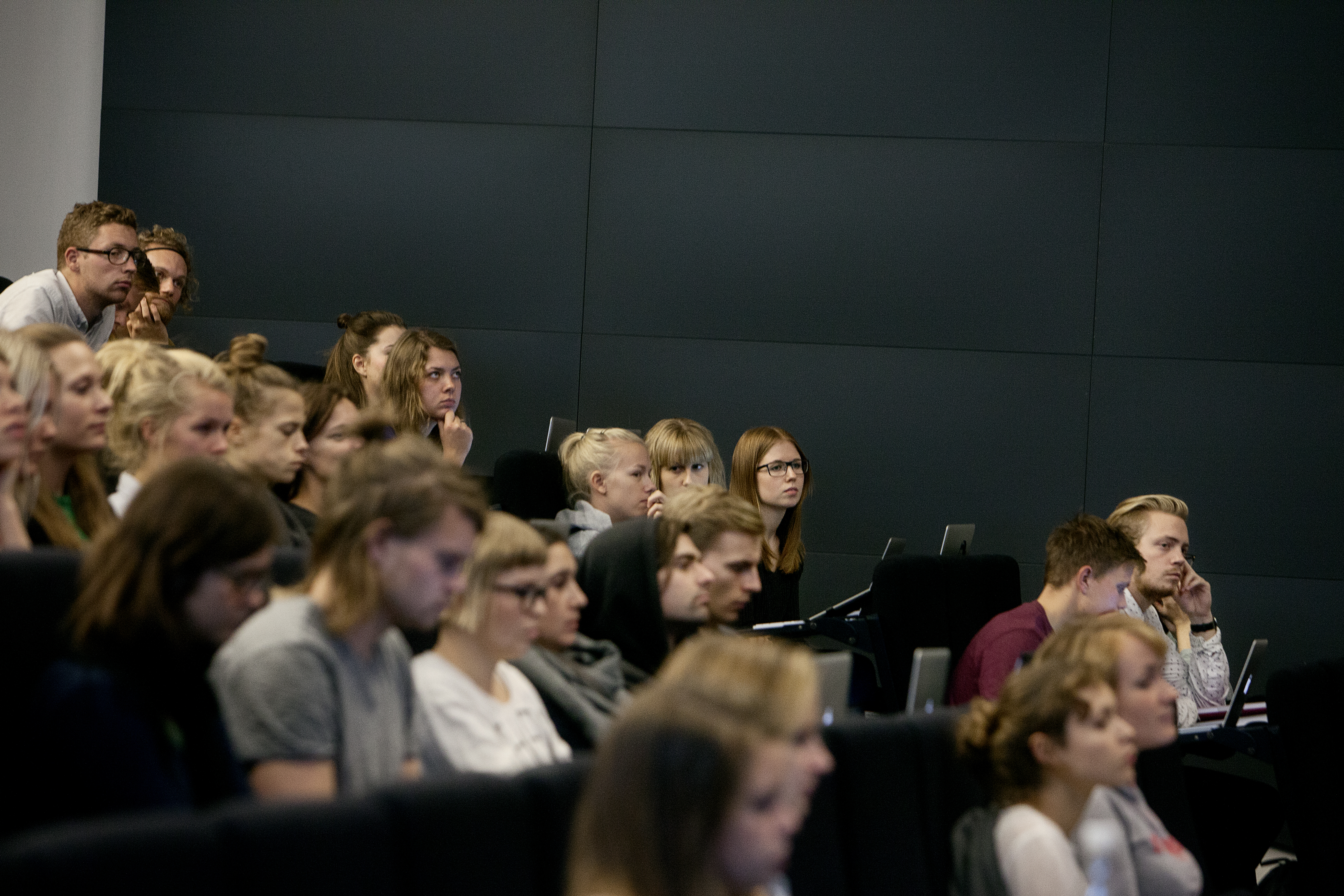 En forelæsning på et dansk universitet