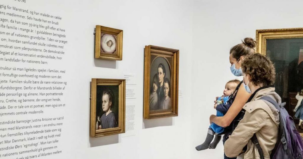 Besøgende på Fuglsang Kunstmuseum