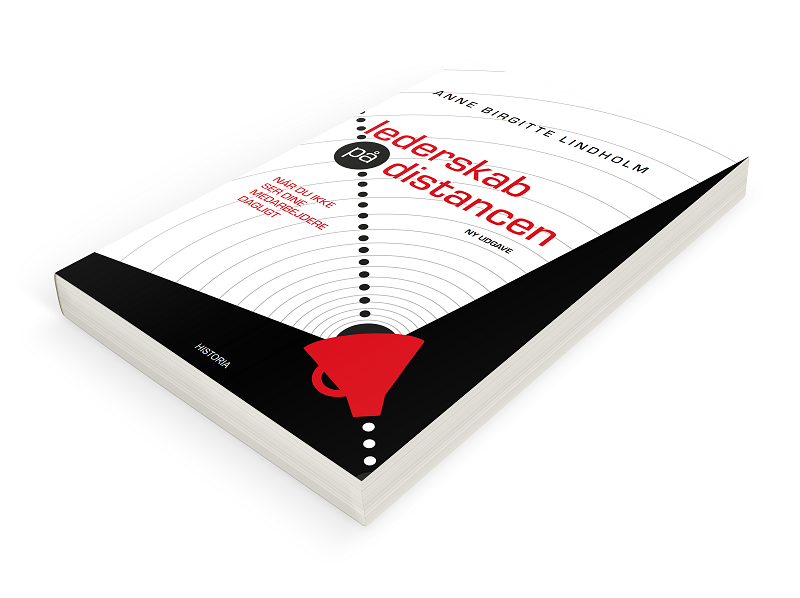 Foto af bogen Lederskab på distancen