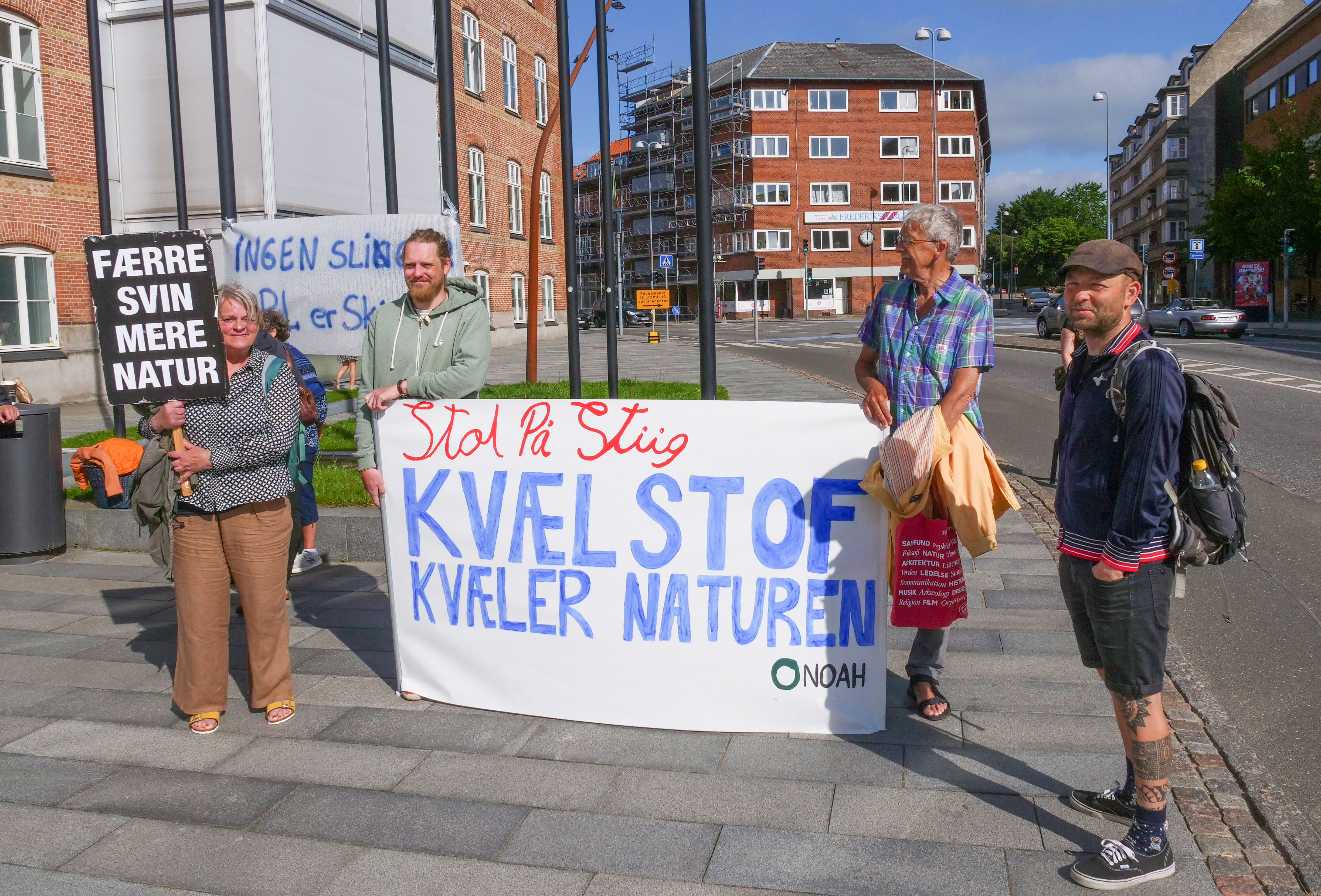 Foto af demonstration mod BL