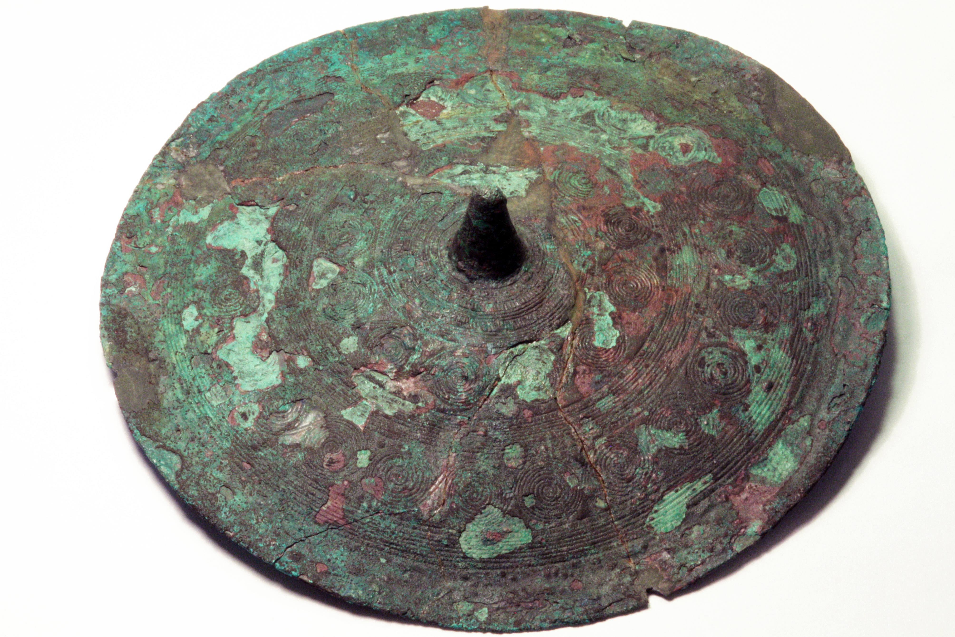 Foto af bronze bæltespænde