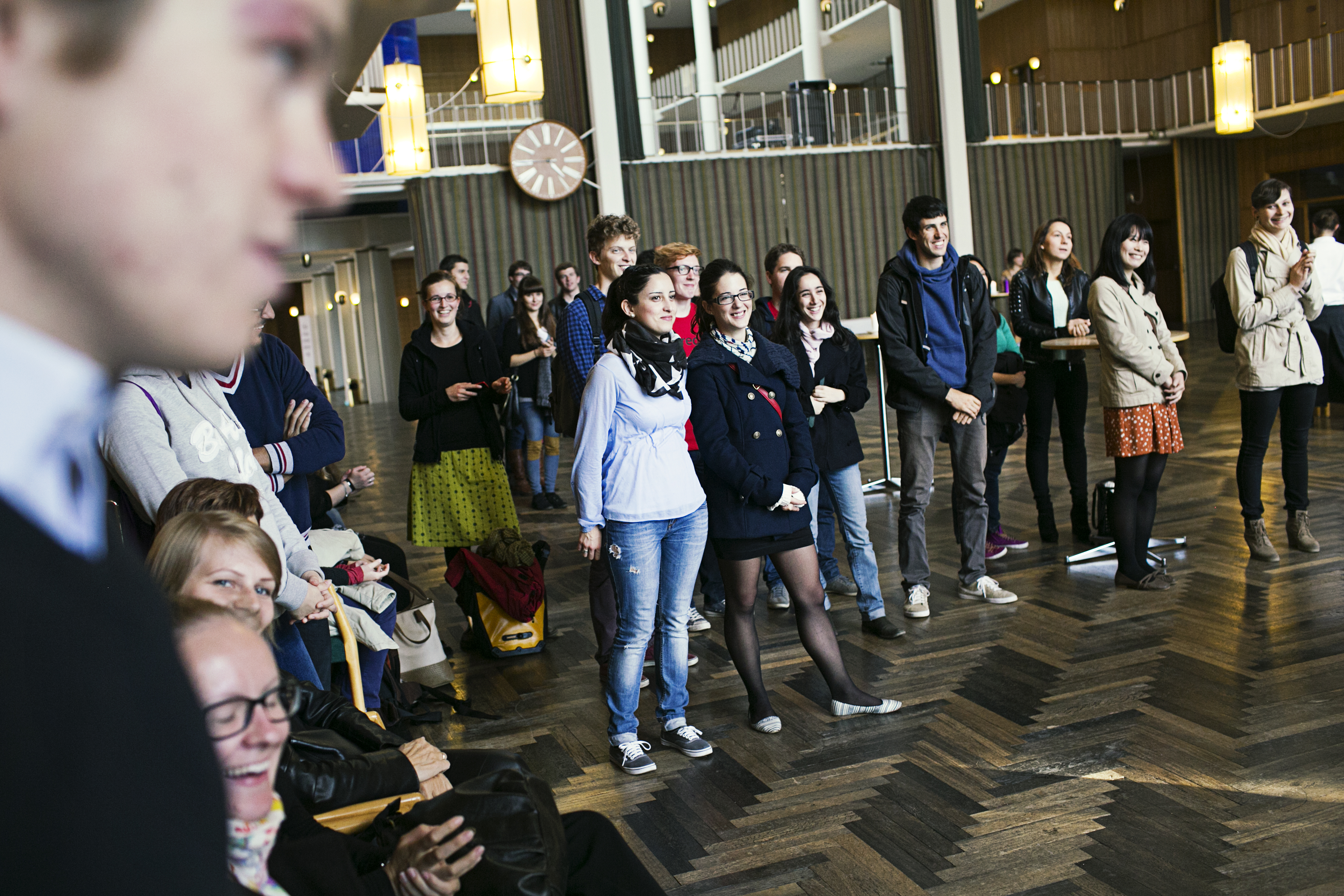 Foto af interntionale studerende