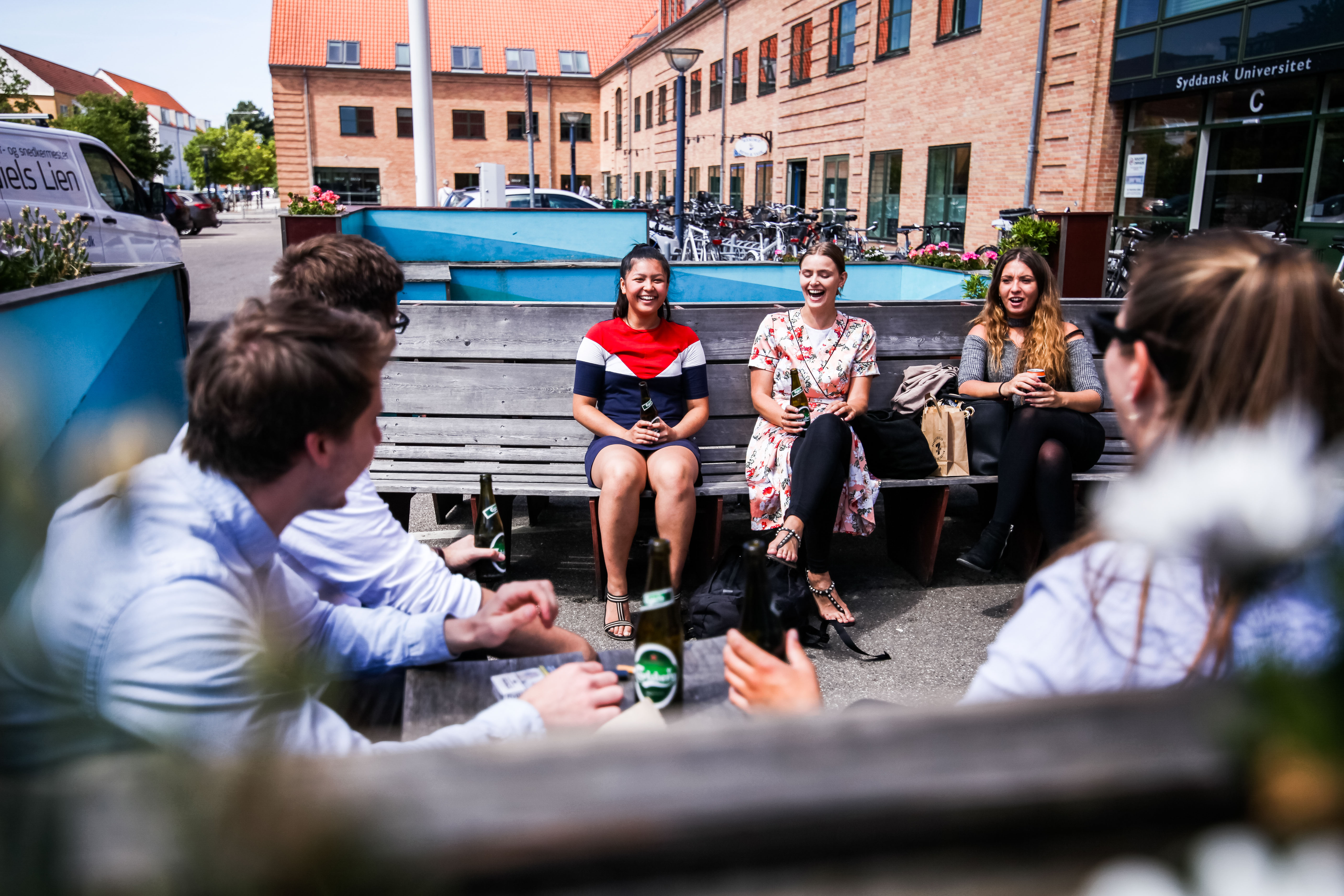 Foto af SDU-studerende i Esbjerg
