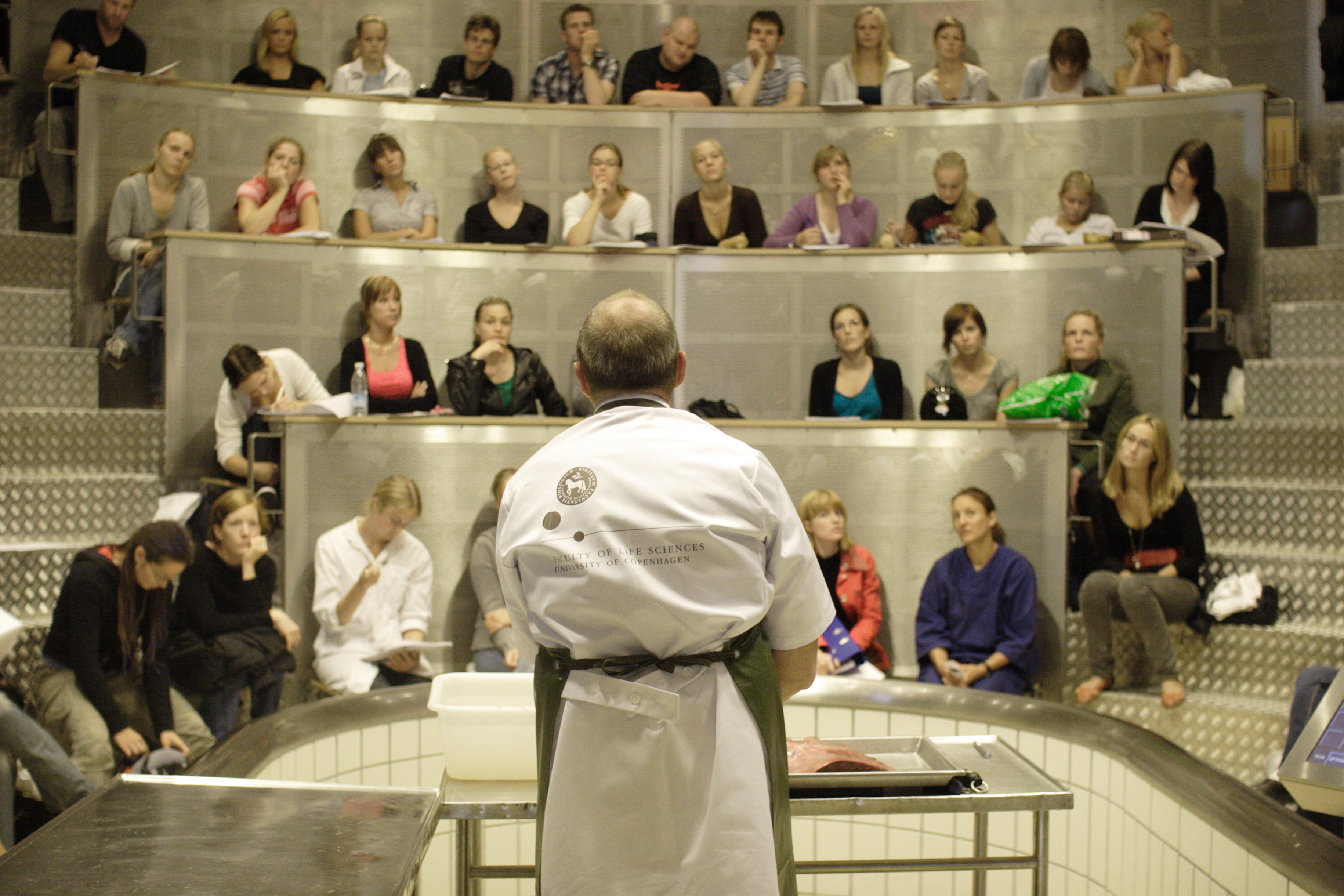 Foto af studerende på Landbohøjskolen