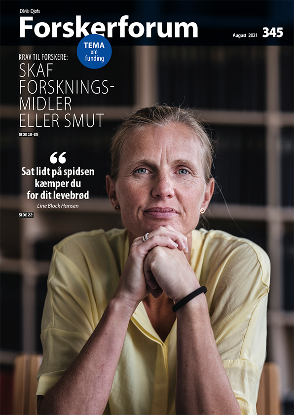 Foto af Forskerforum nr. 345. forside
