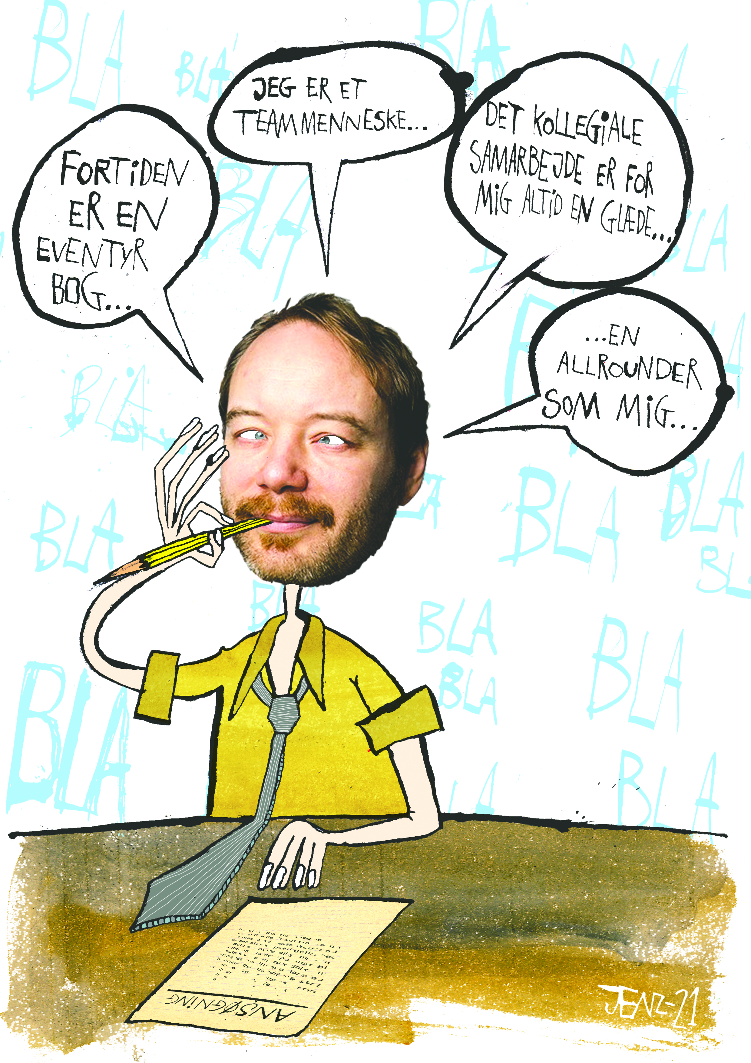 Foto af Lasses jobsøgning