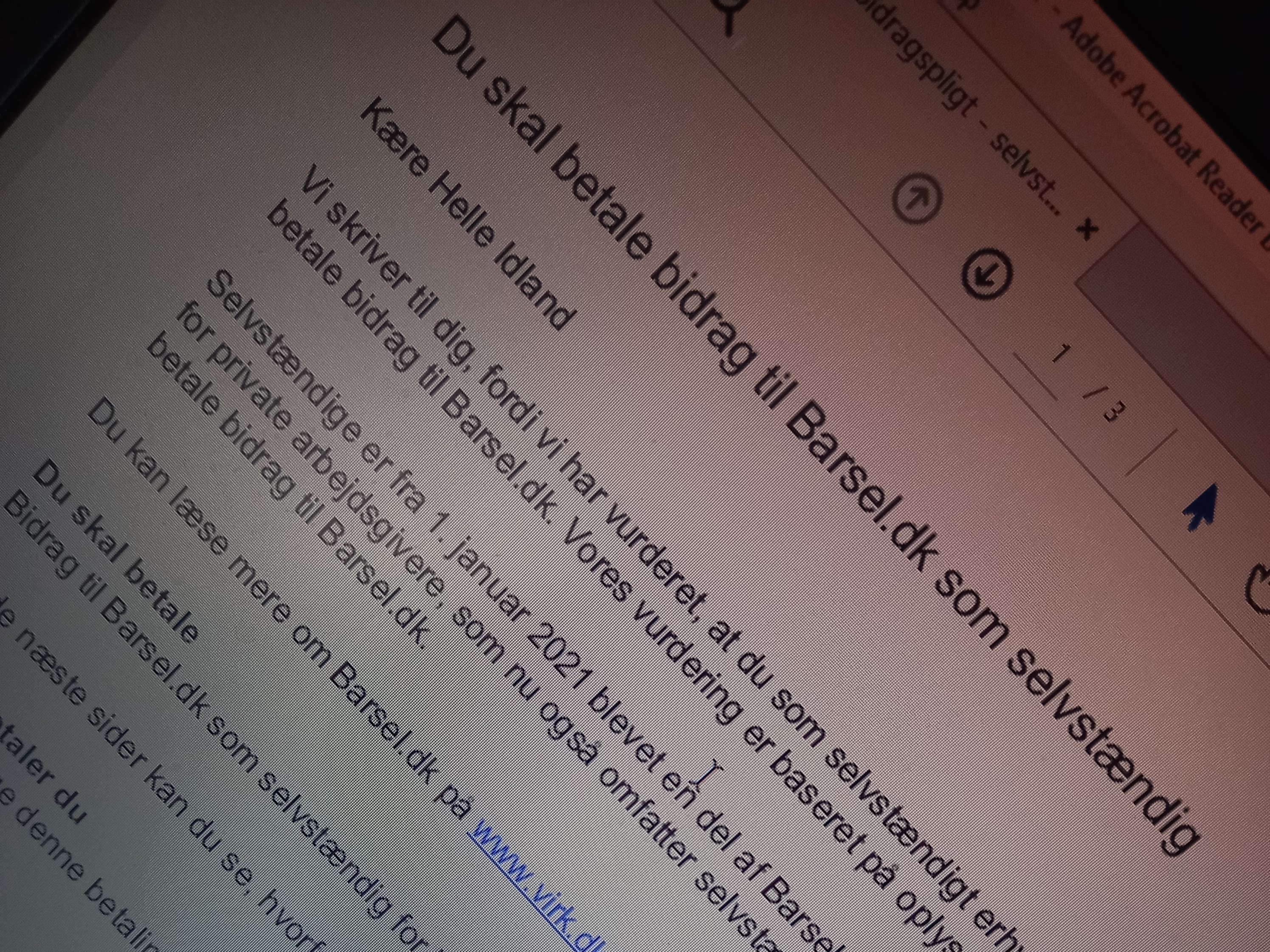 Helle Idland Barsel.dk betaling