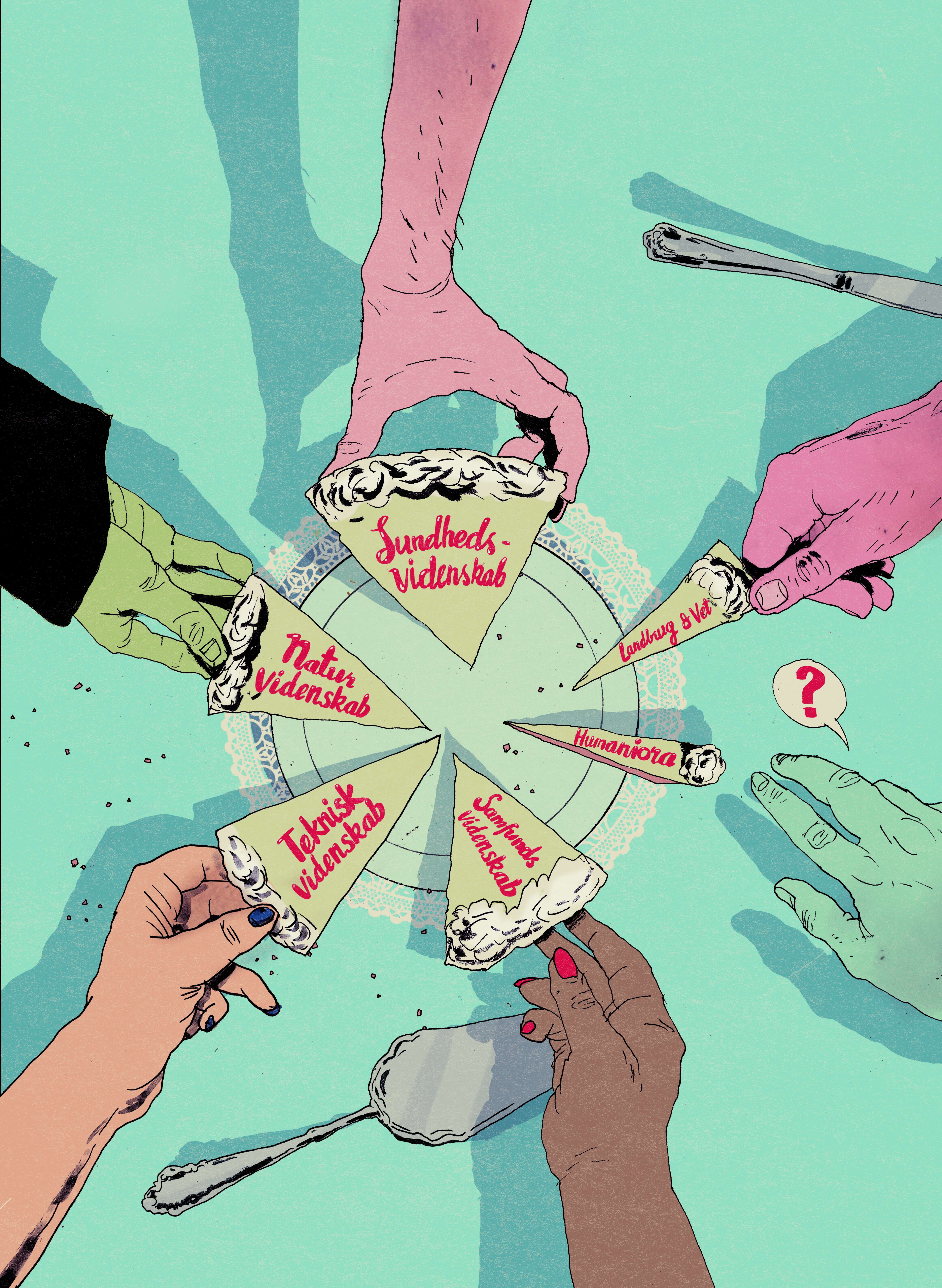 Illustration af forskningsmidler