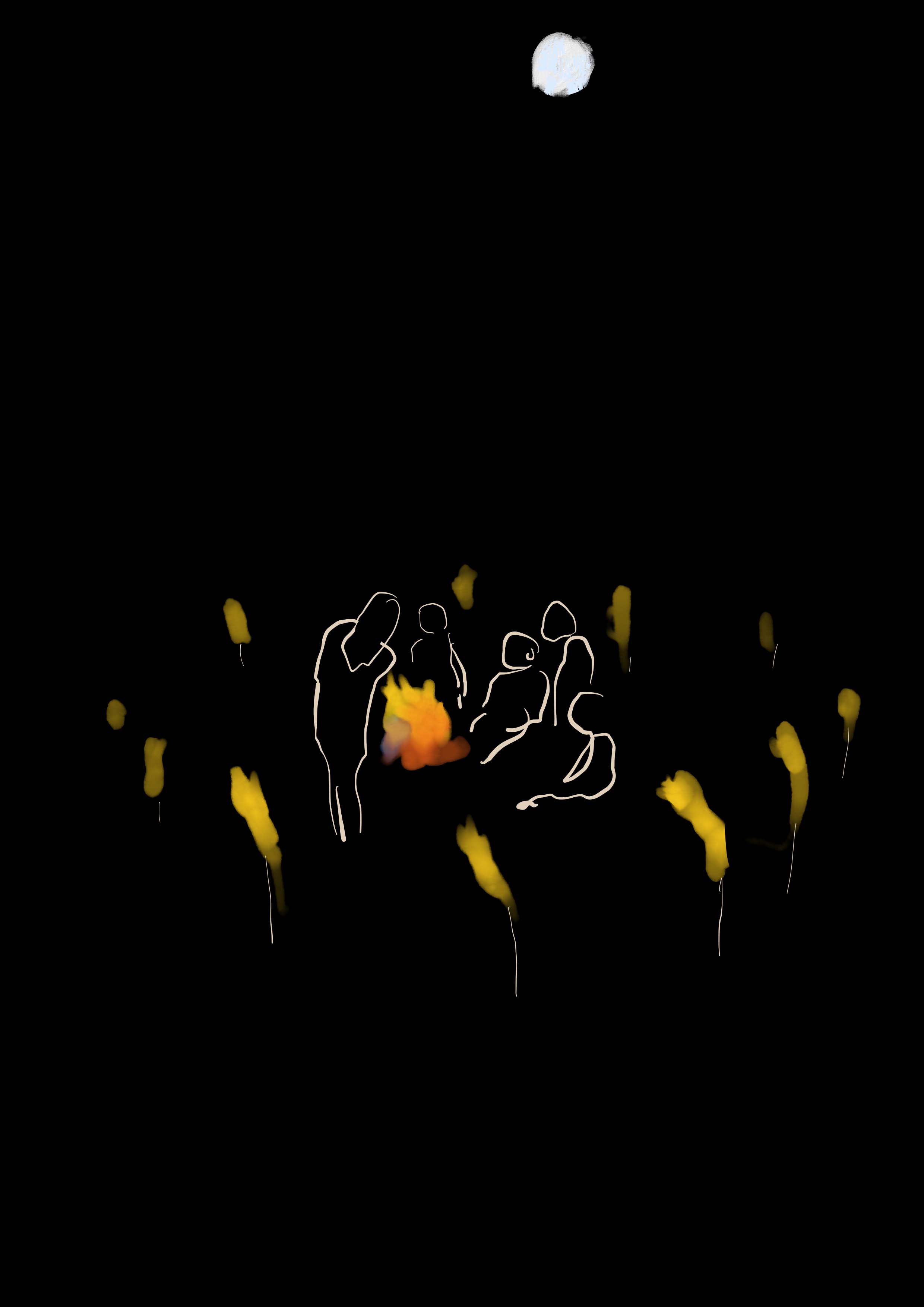 Tegning af Jakob Fälling