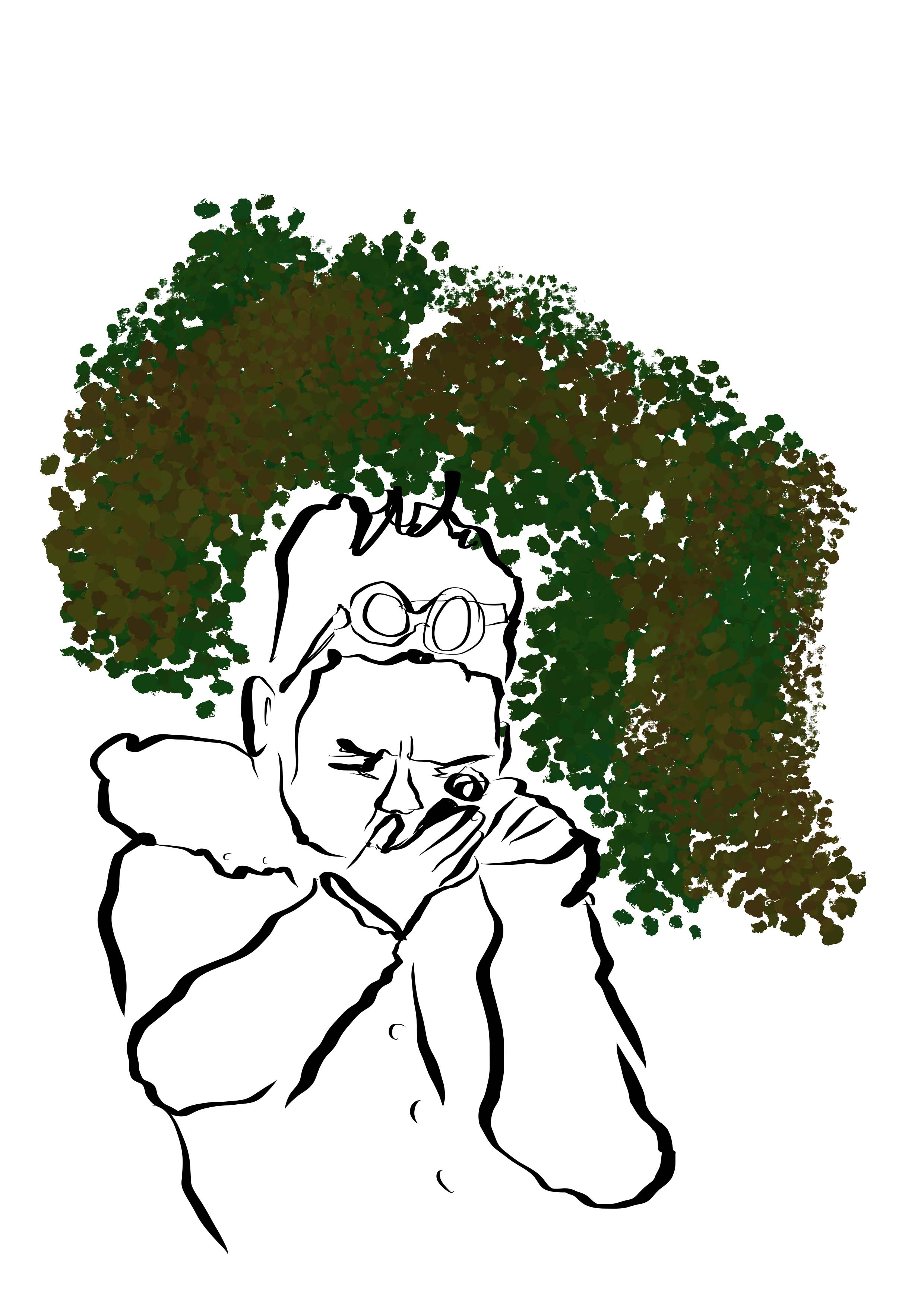 Tegning af Jakob Fälling