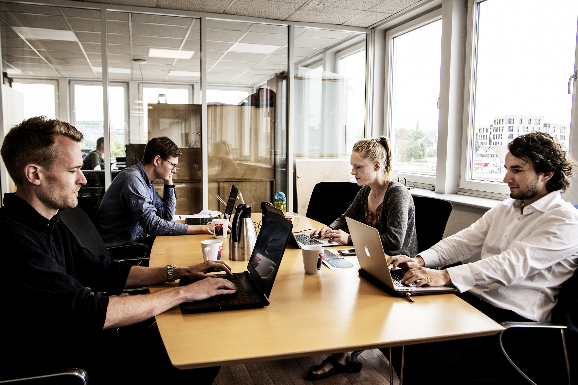 genåbning arbejde på kontor 