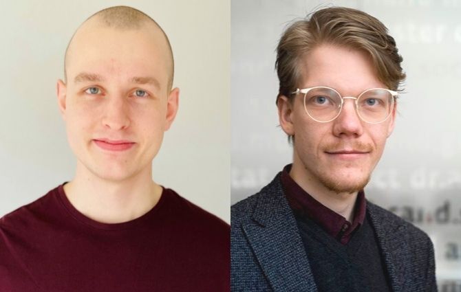 Malte Kolze og Tom Weinreich